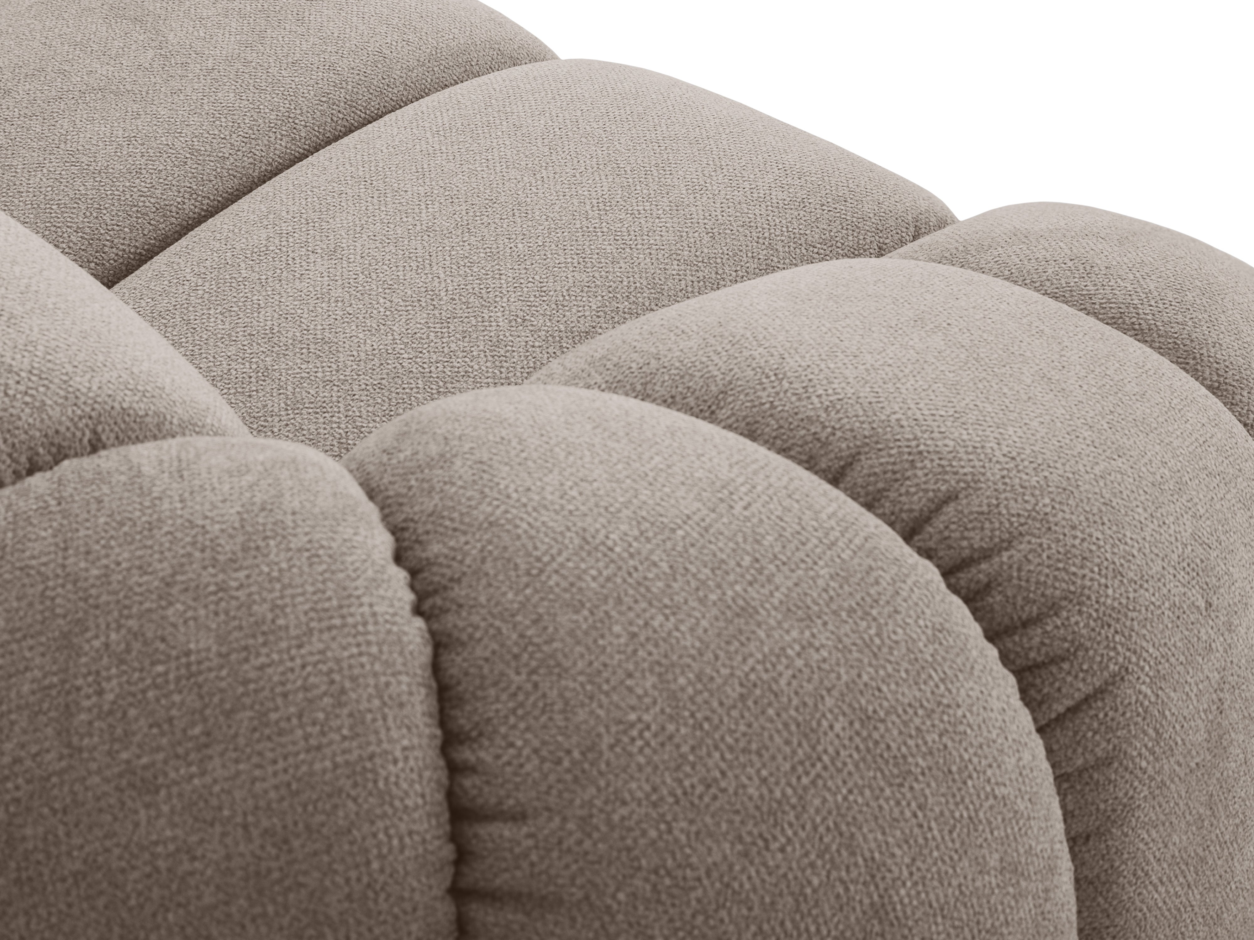 Sofa 2,5-sitzige DIANA dunkelbeige Chenille