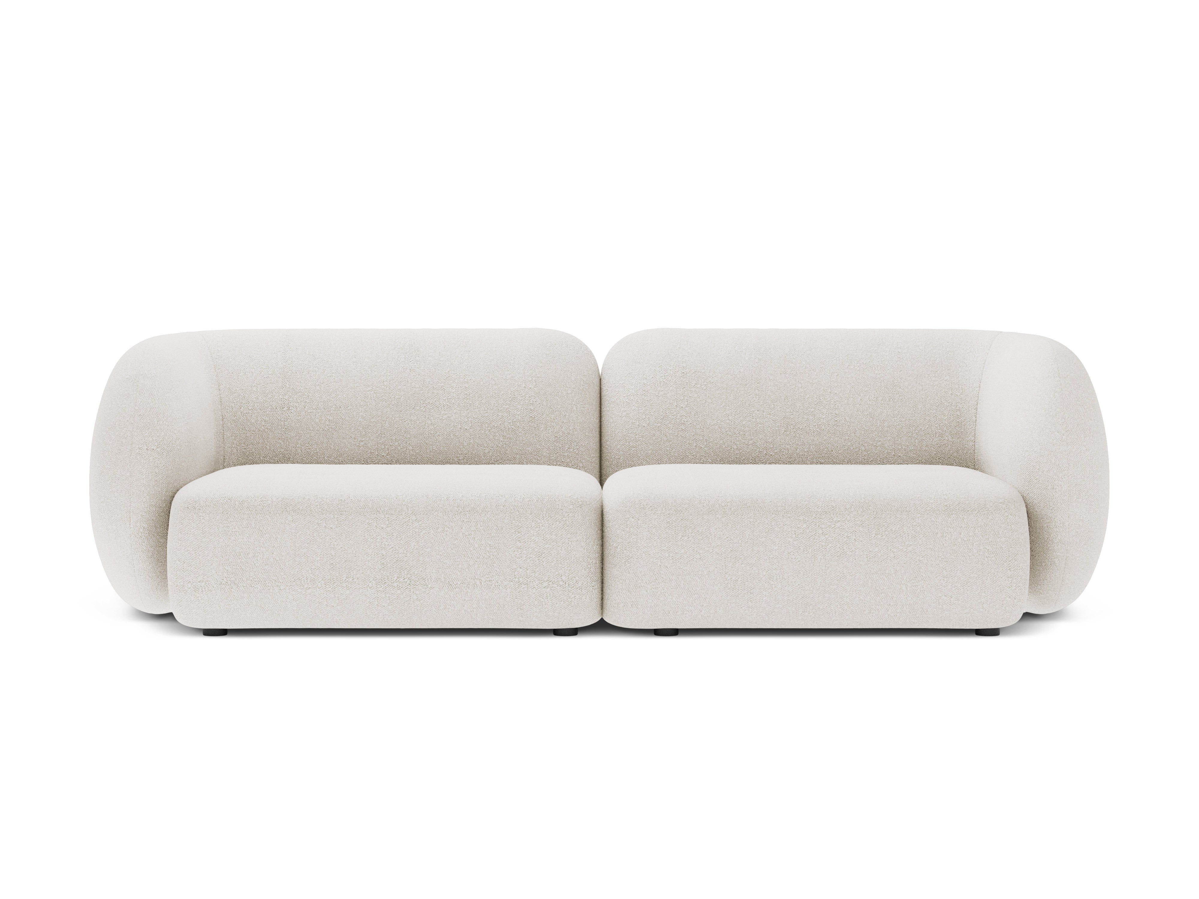 Sofa 4-osobowa KATE biały boucle – Micadoni