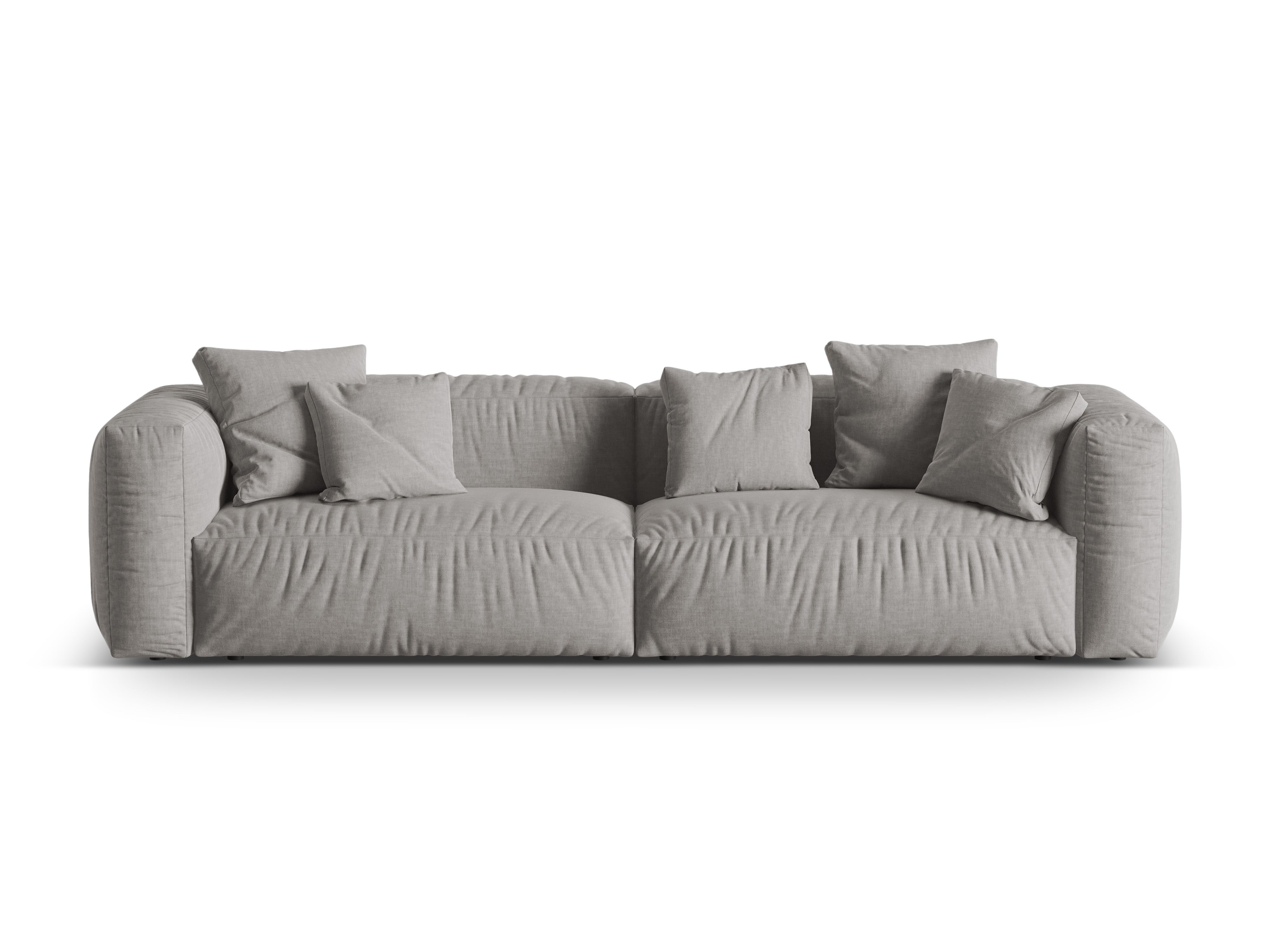 4-person sofa Martina Jasnoszary