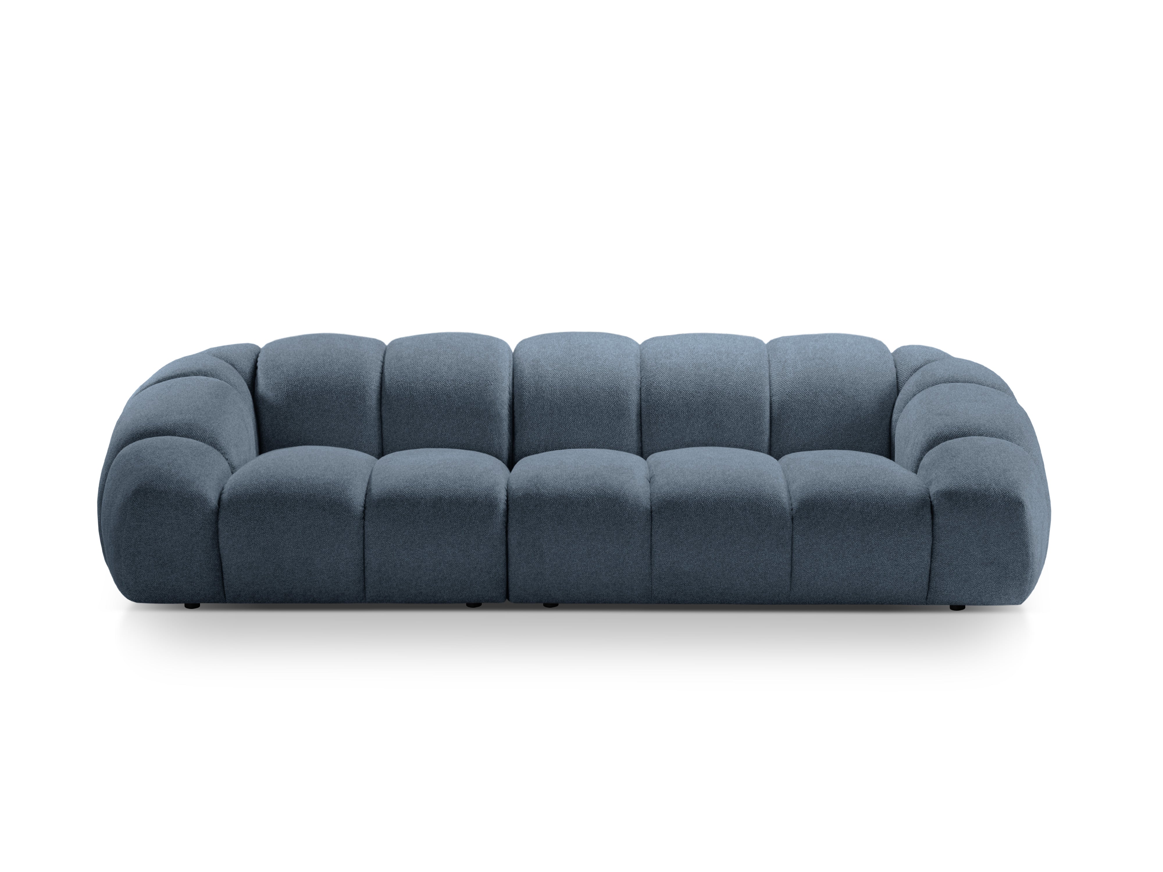 Sofa für 4 Personen DIANA hellblaues Chenille
