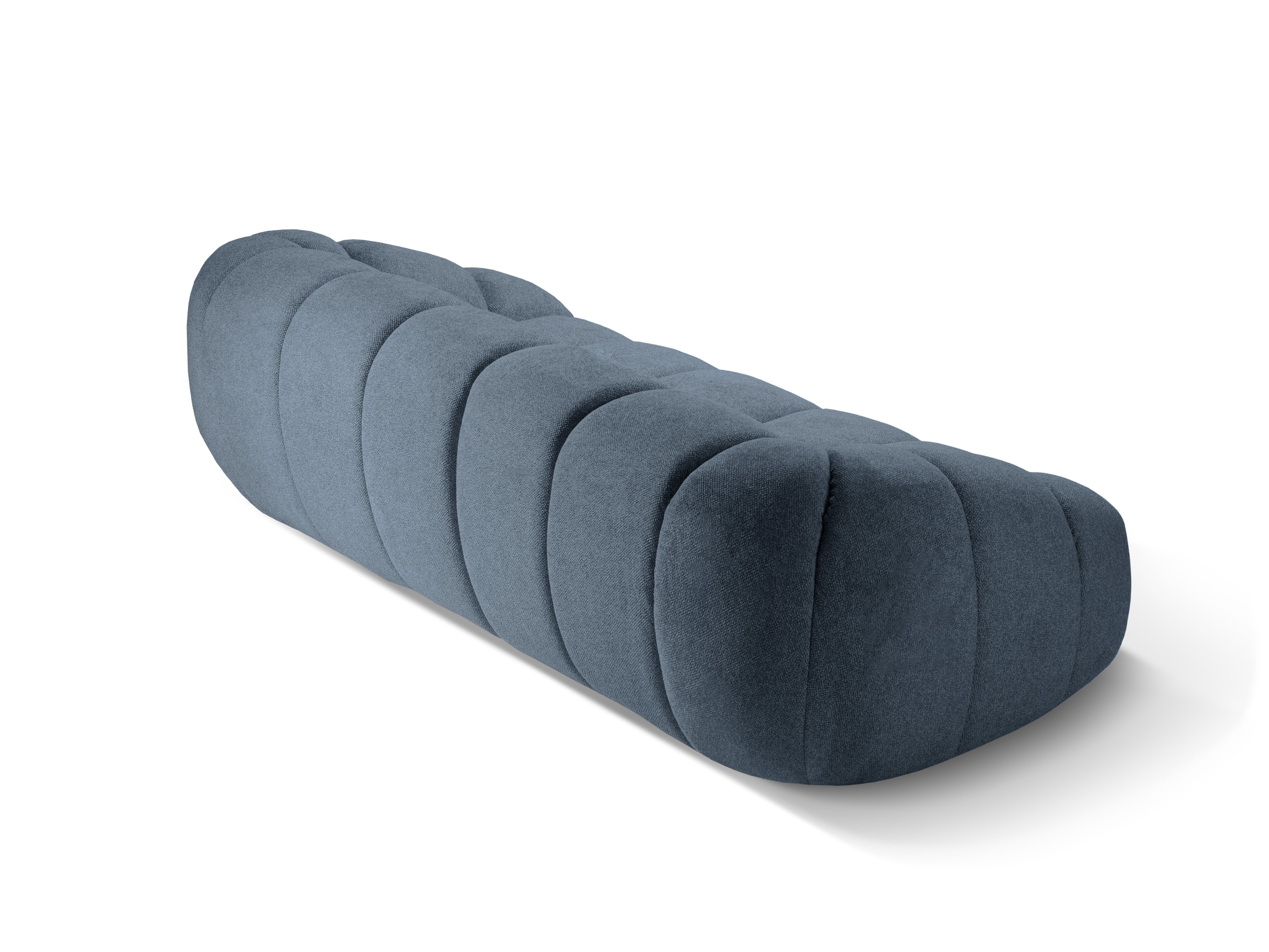 Sofa für 4 Personen DIANA hellblaues Chenille