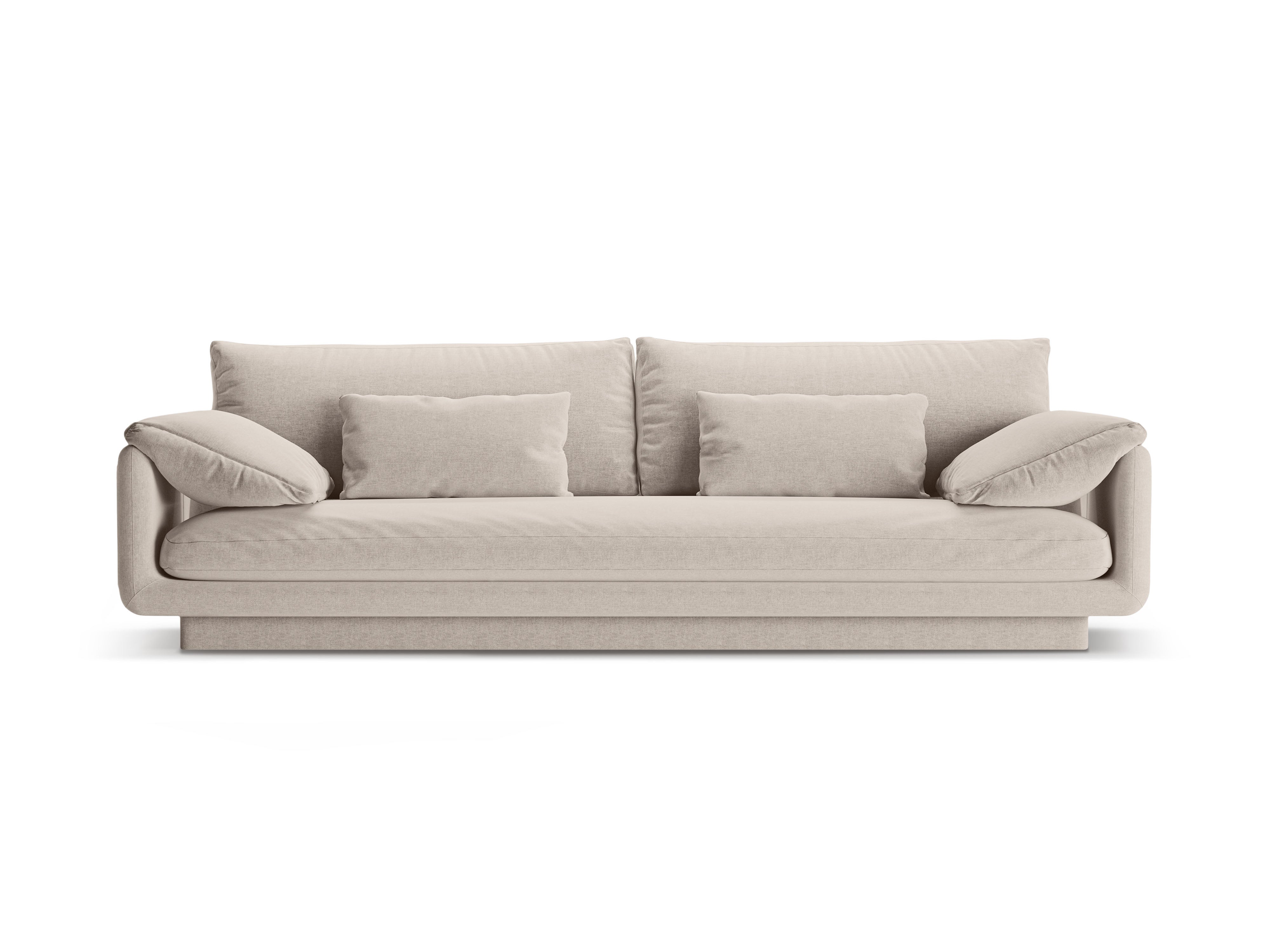 4-Sitzer-Sofa-Licht beige