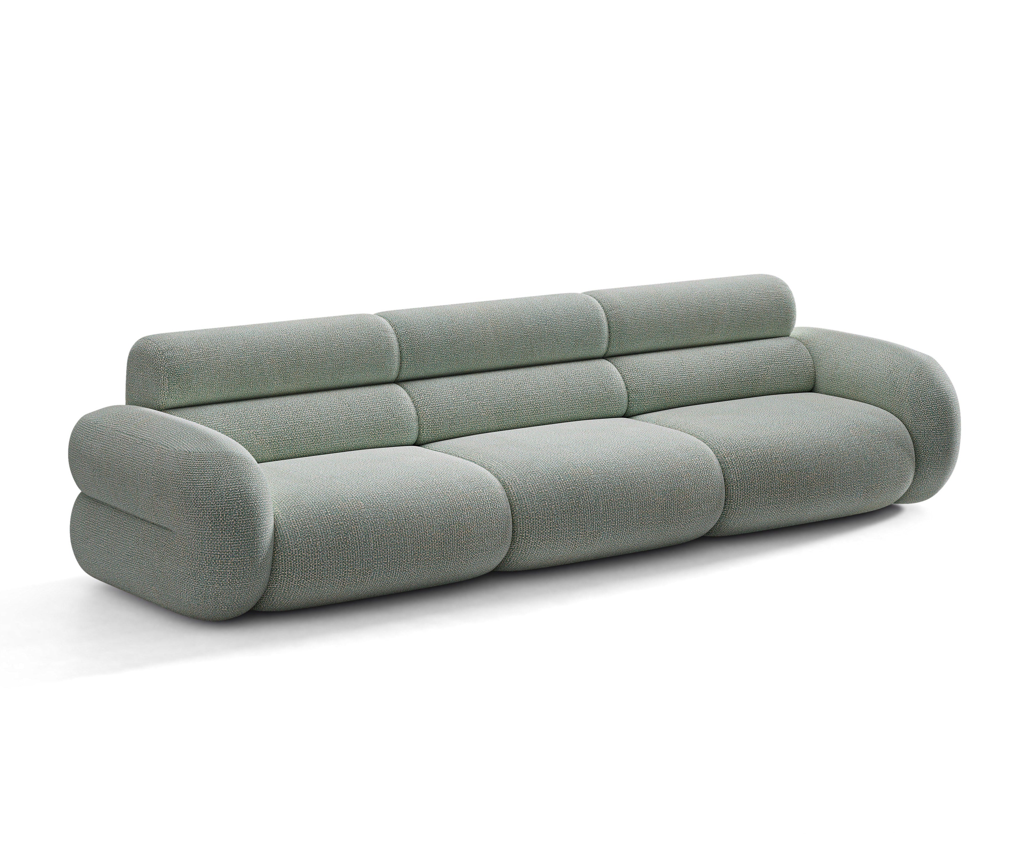 Sofa voor 4 personen NEO blauw gemêleerd