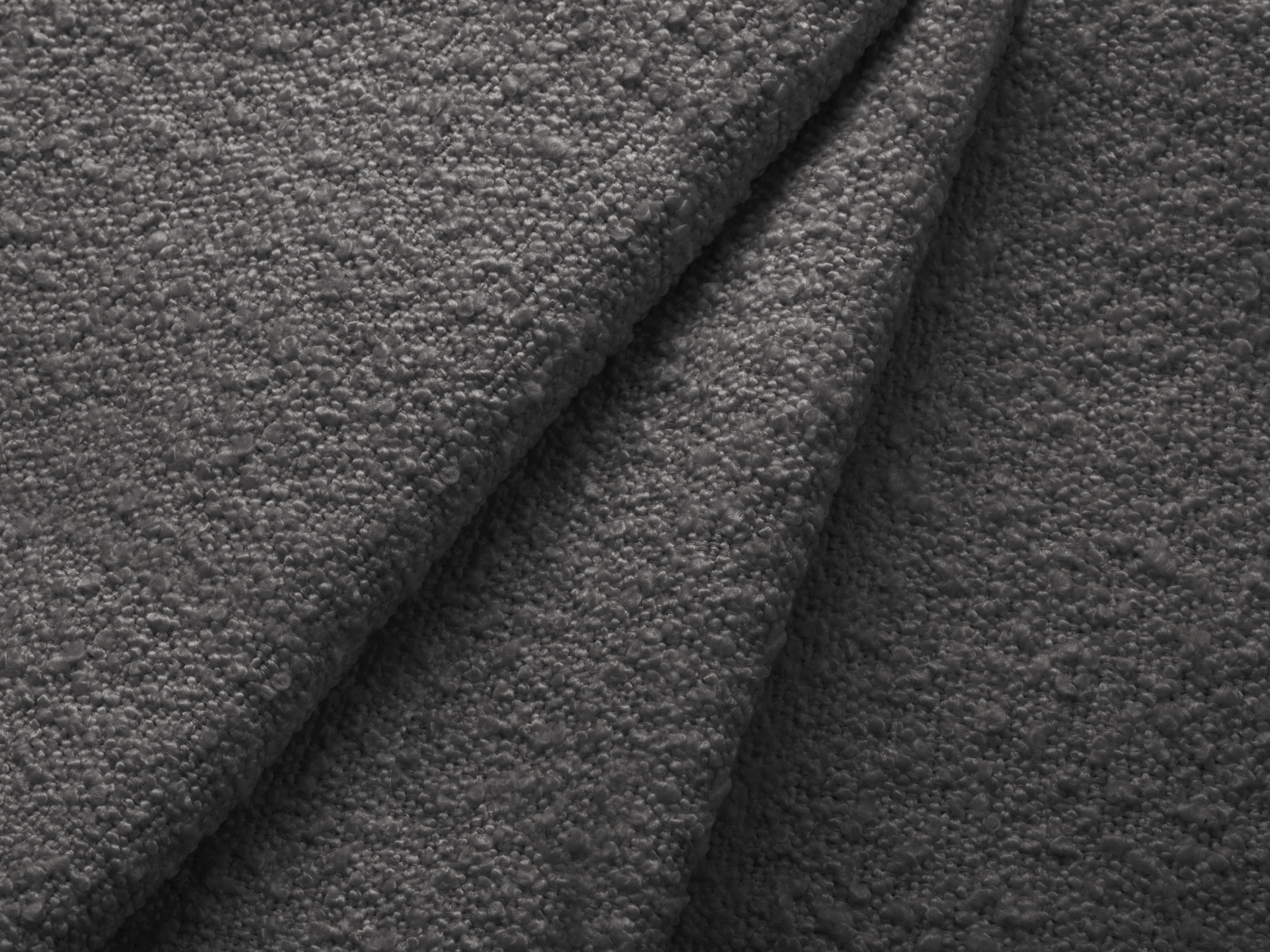KATE dark gray boucle armchair