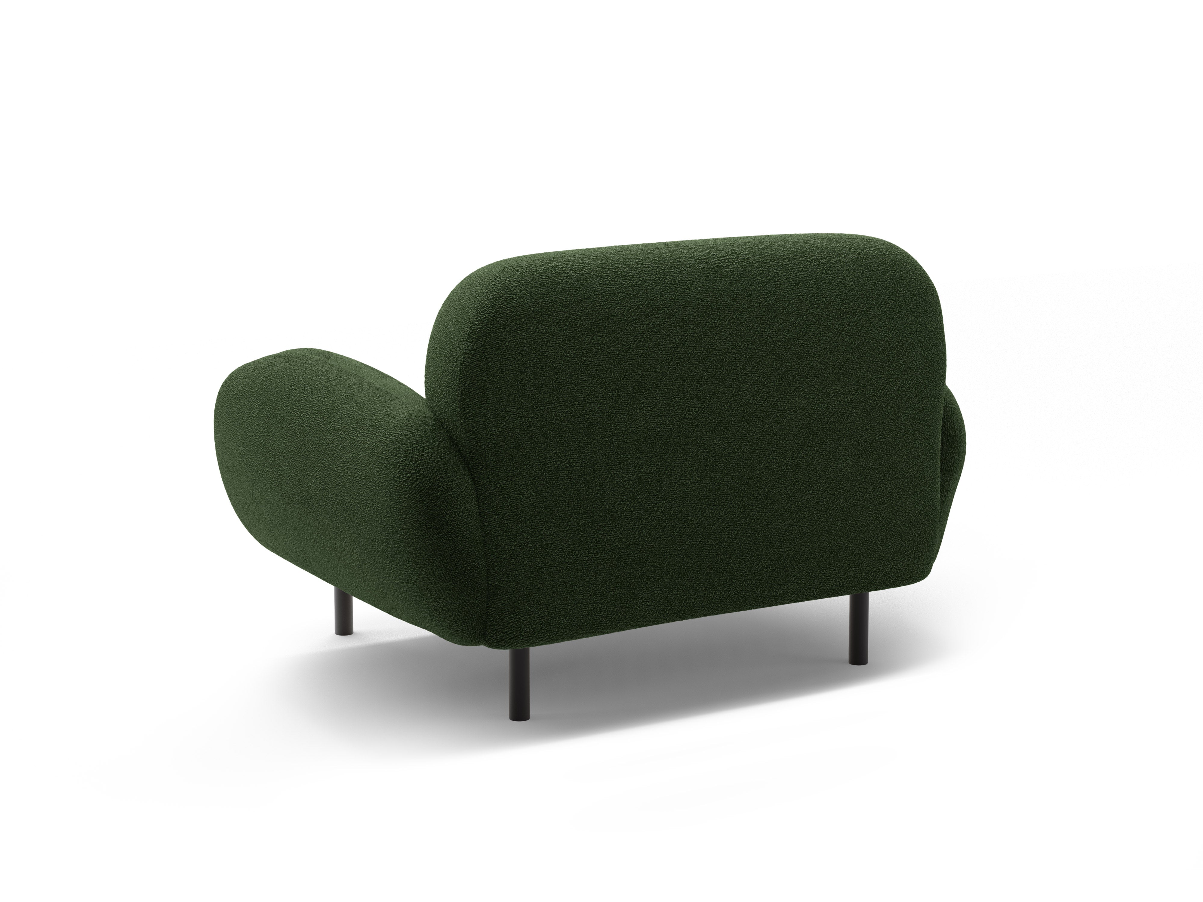 POPPY green boucle armchair