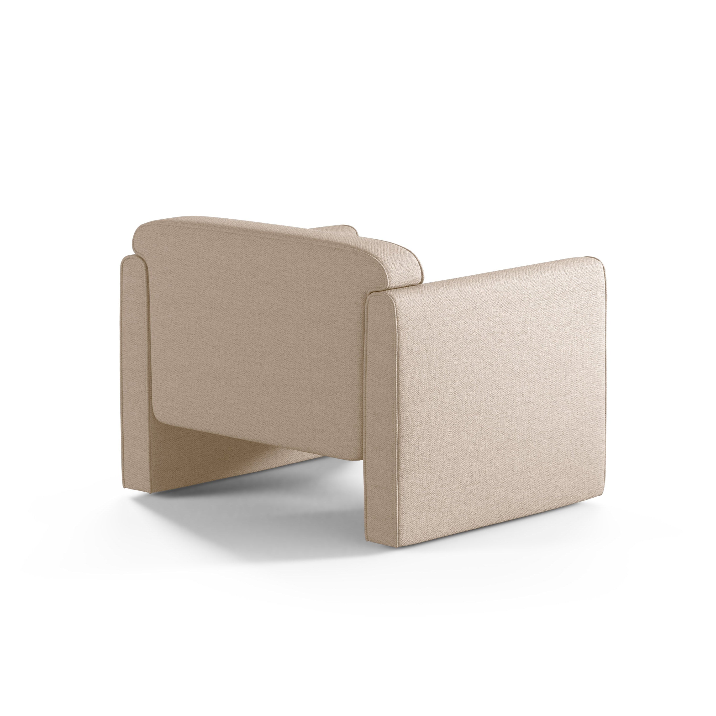 Fauteuil ABBY zandkleurig