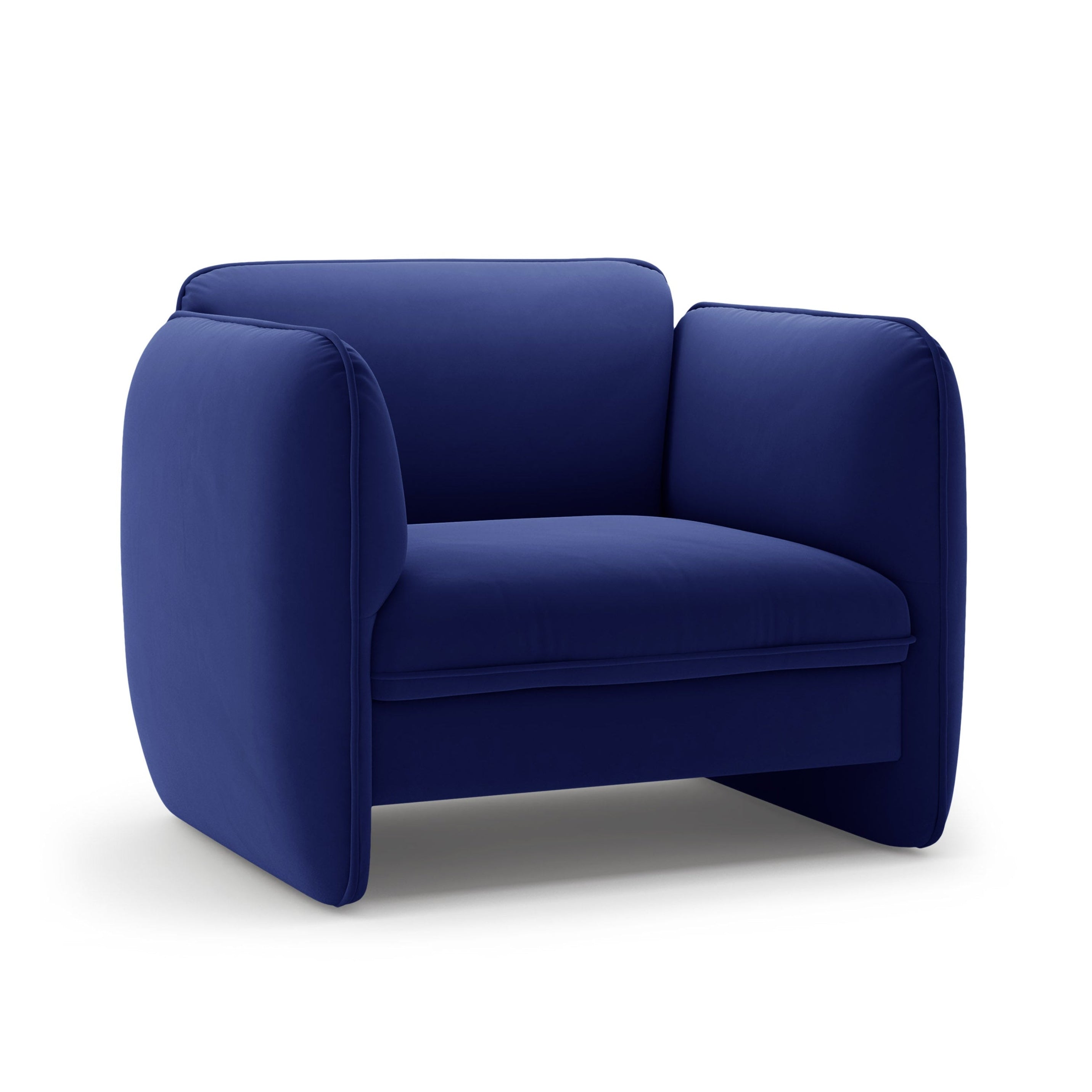 Velvet fauteuil GEORGIA kobalt