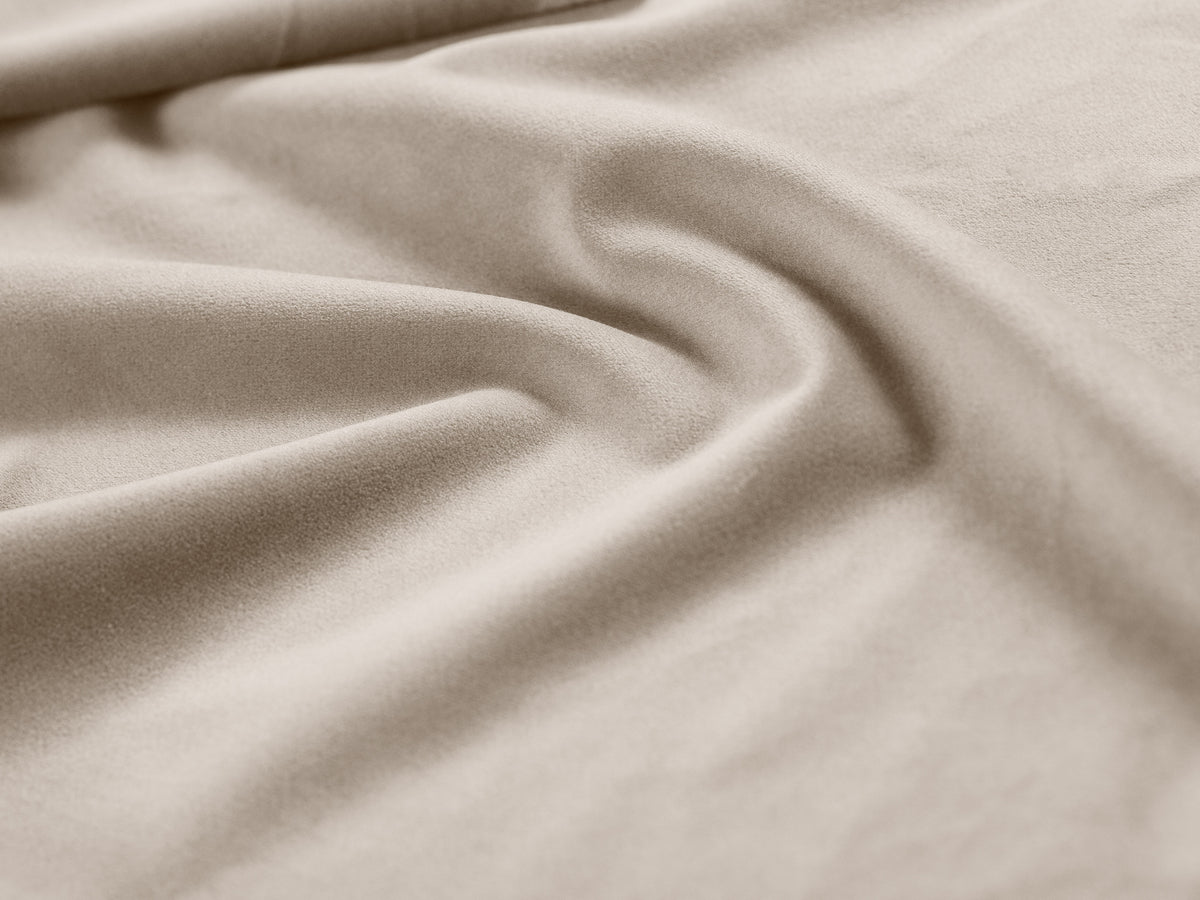 Velvet fauteuil GEORGIA lichtbeige