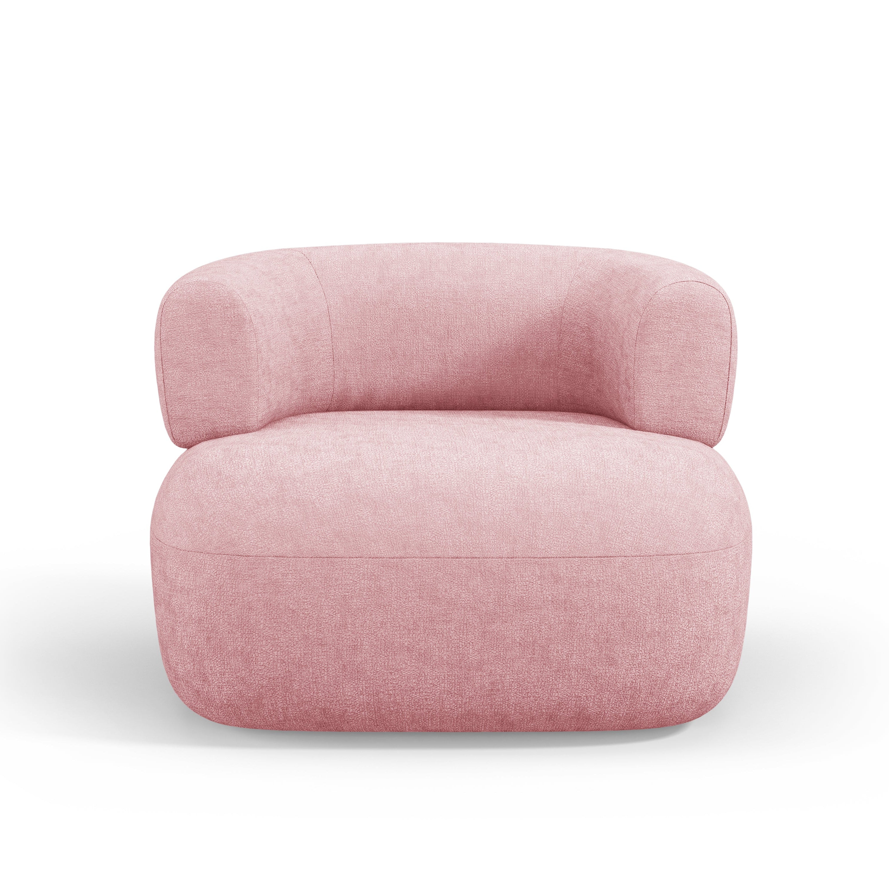 JENNY Pink Chenille Armchair [ewelina] [Amelia spr]