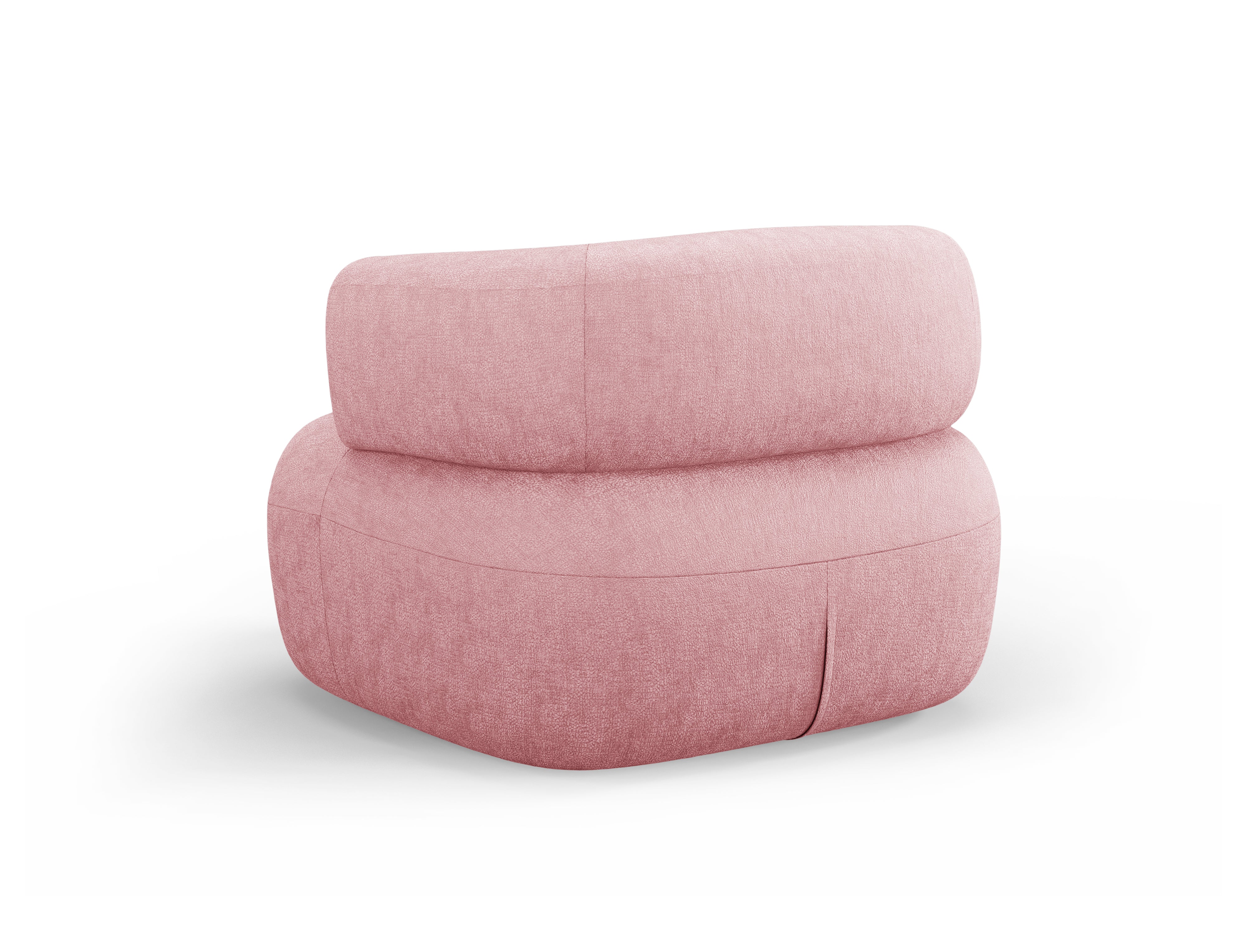 JENNY Pink Chenille Armchair [ewelina] [Amelia spr]