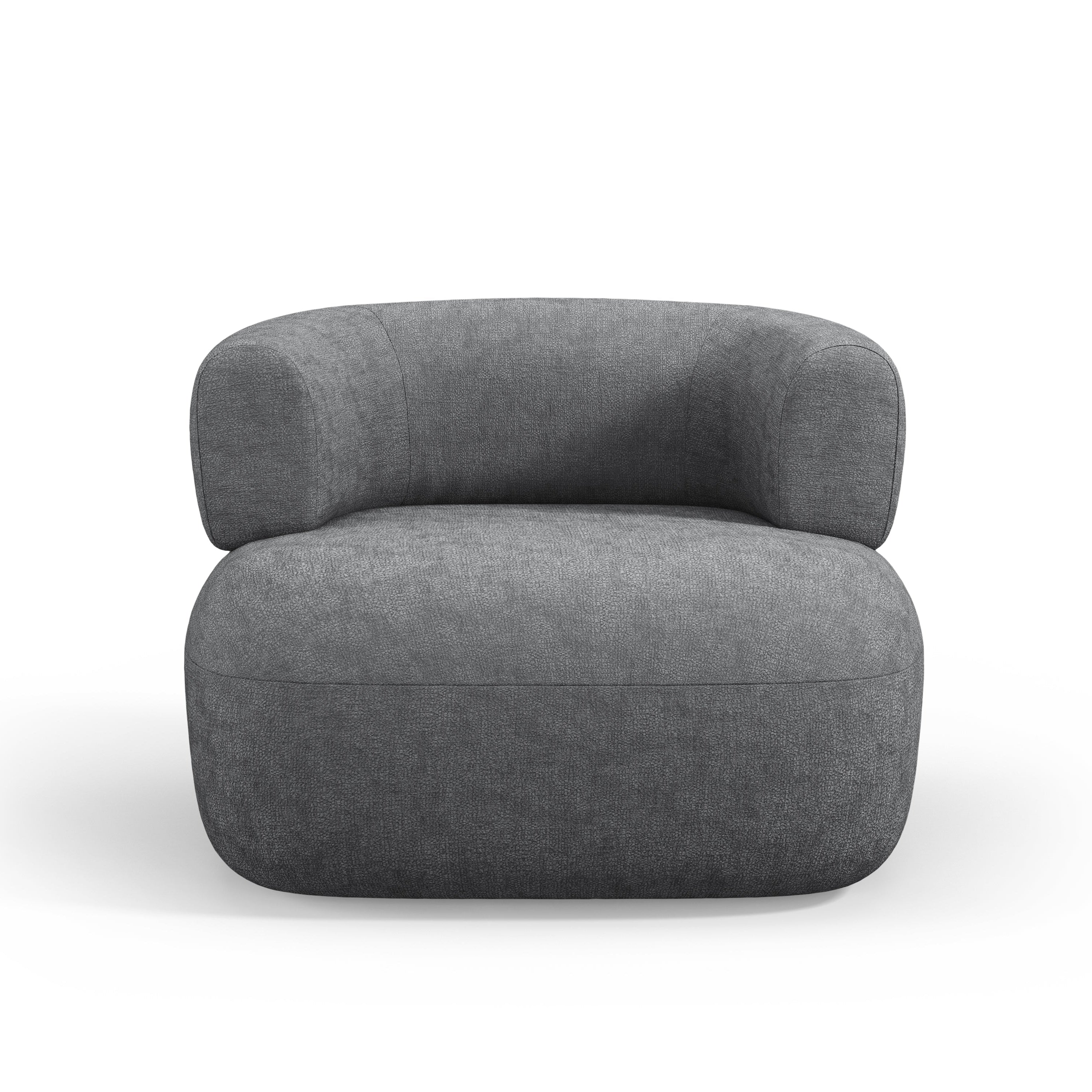 JENNY Armchair dark gray chenille [ewelina] [Amelia spr]