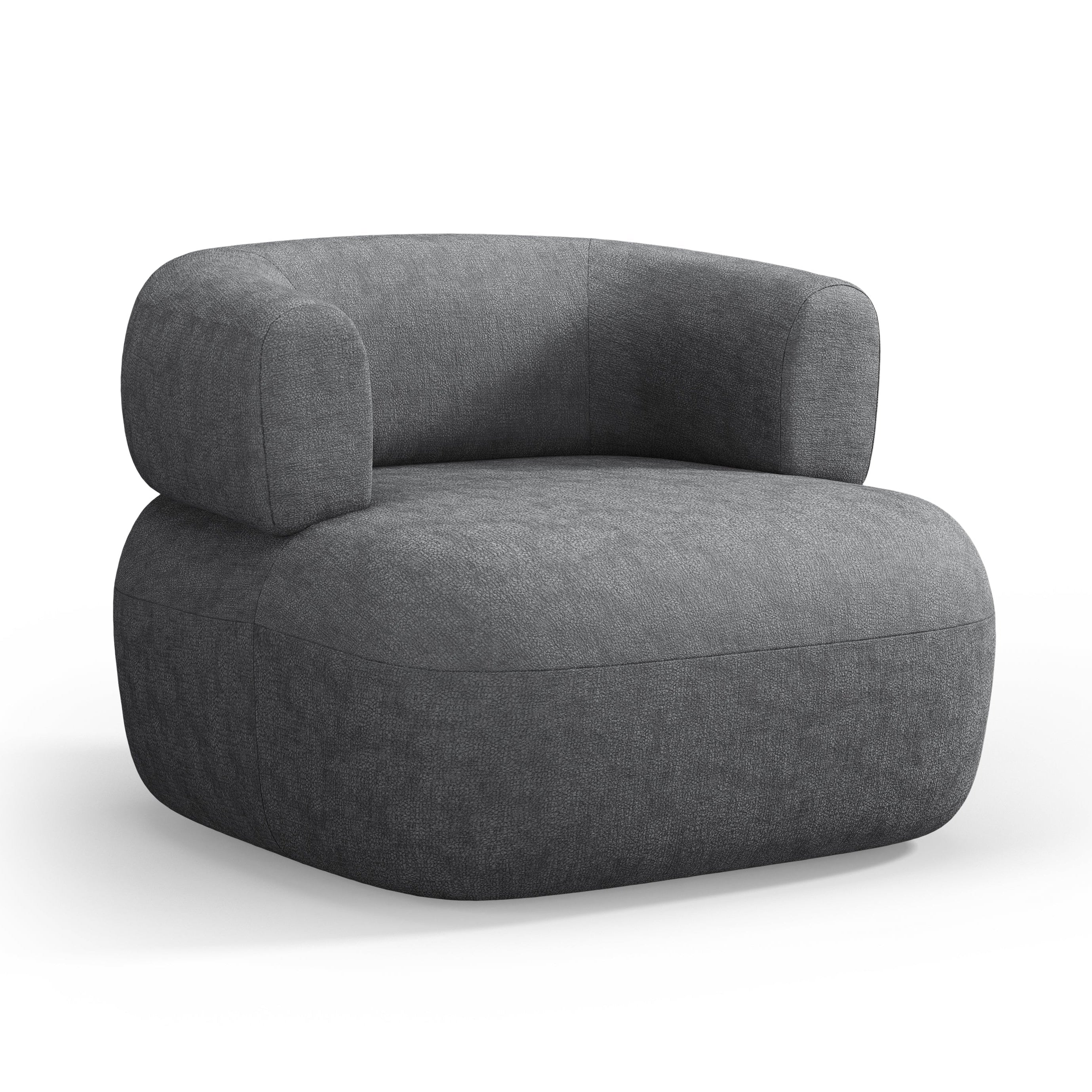 JENNY Armchair dark gray chenille [ewelina] [Amelia spr]