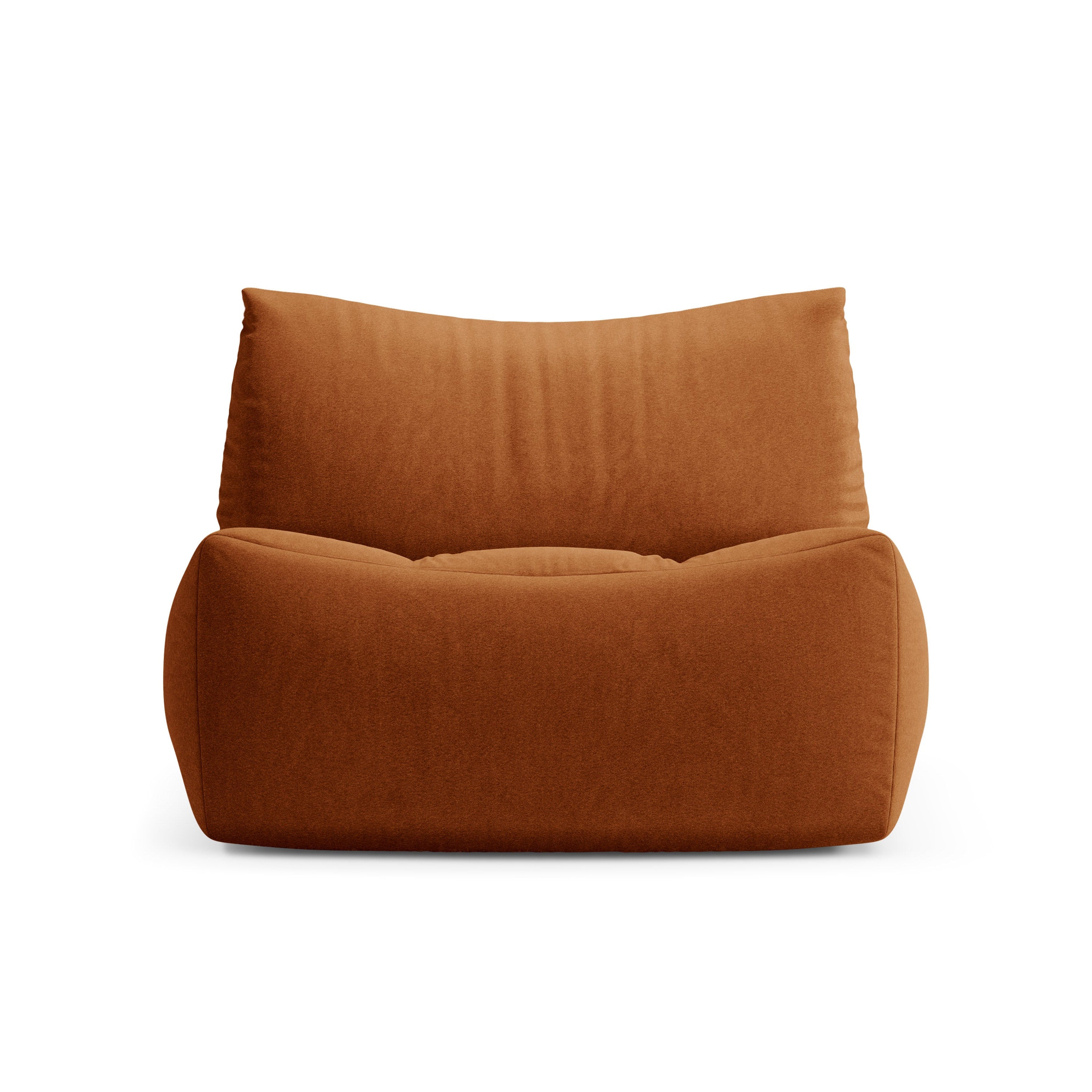Velvet Armchair TOVE Terracotta