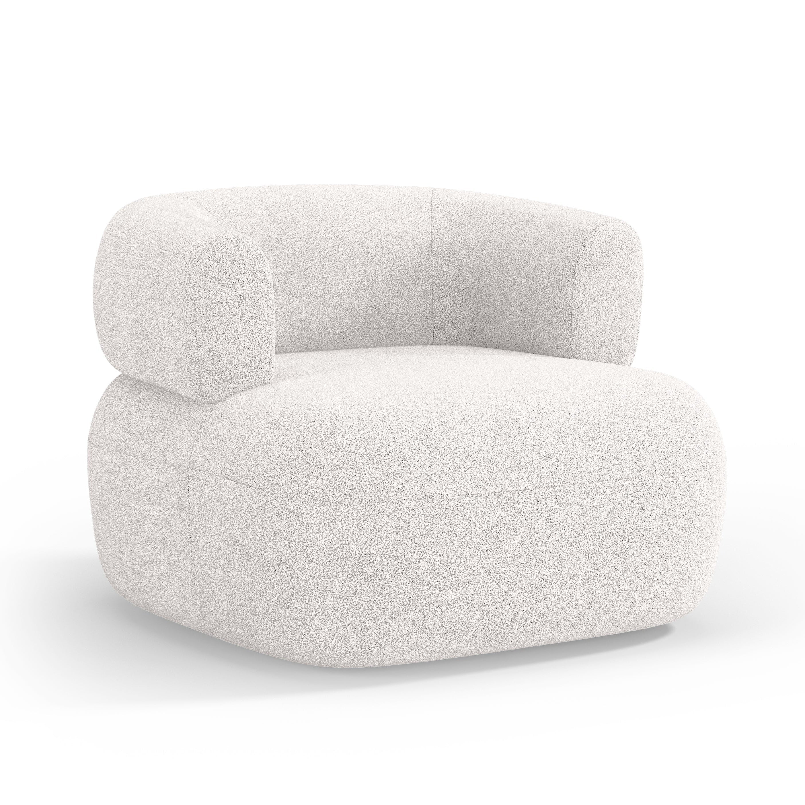 JENNY Armchair ivory boucle [ewelina] [Amelia spr]