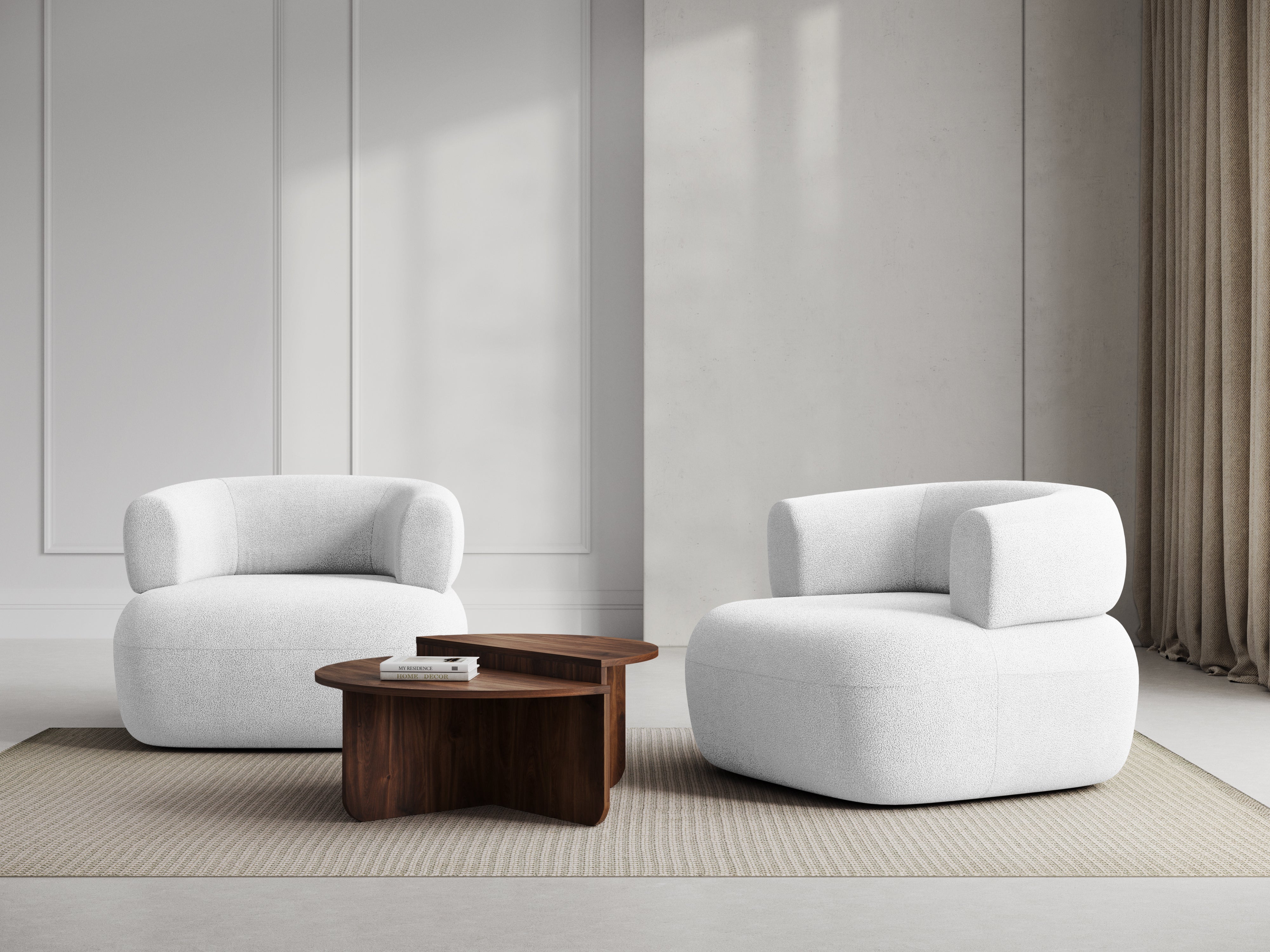 JENNY Armchair ivory boucle [ewelina] [Amelia spr]