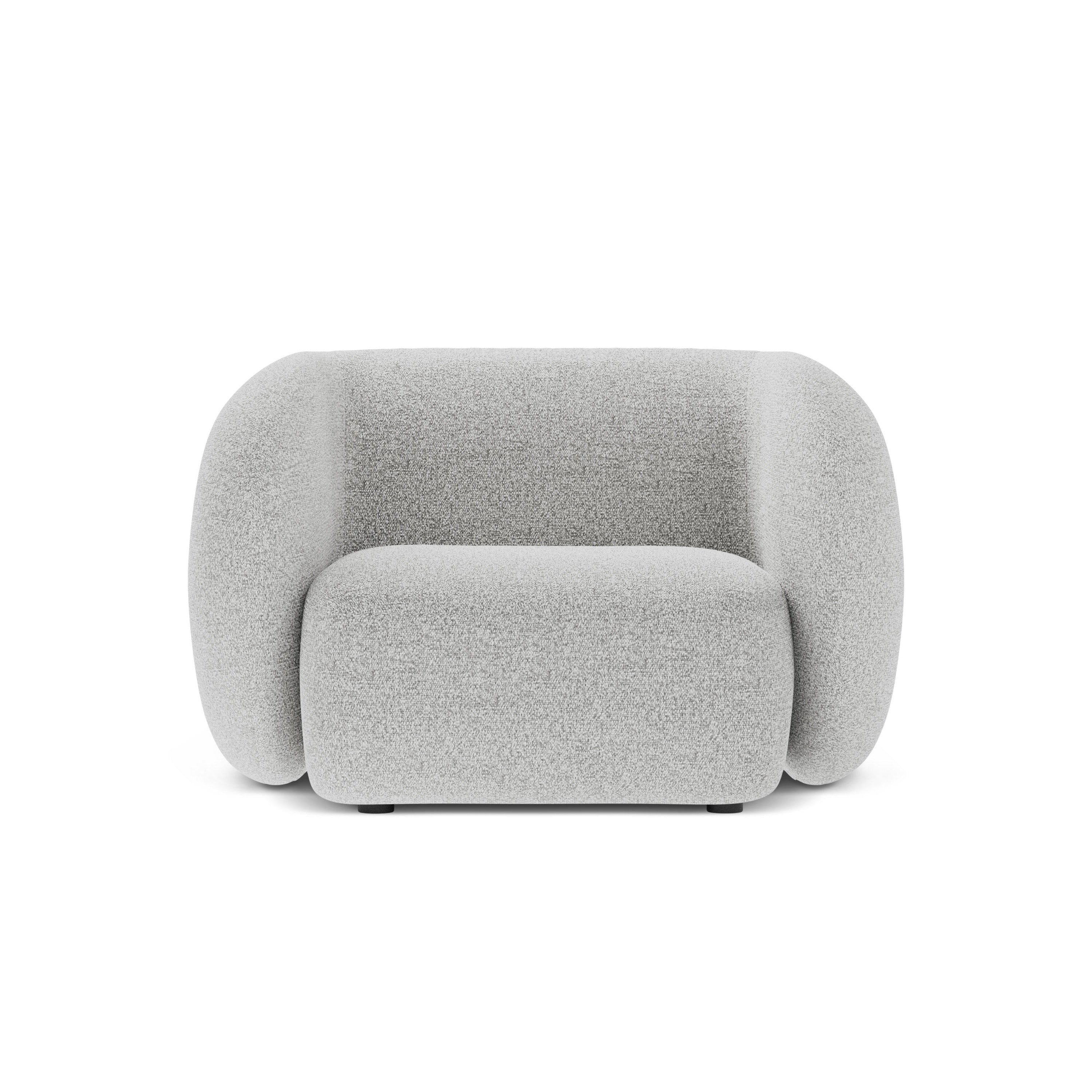 KATE armchair light gray mélange