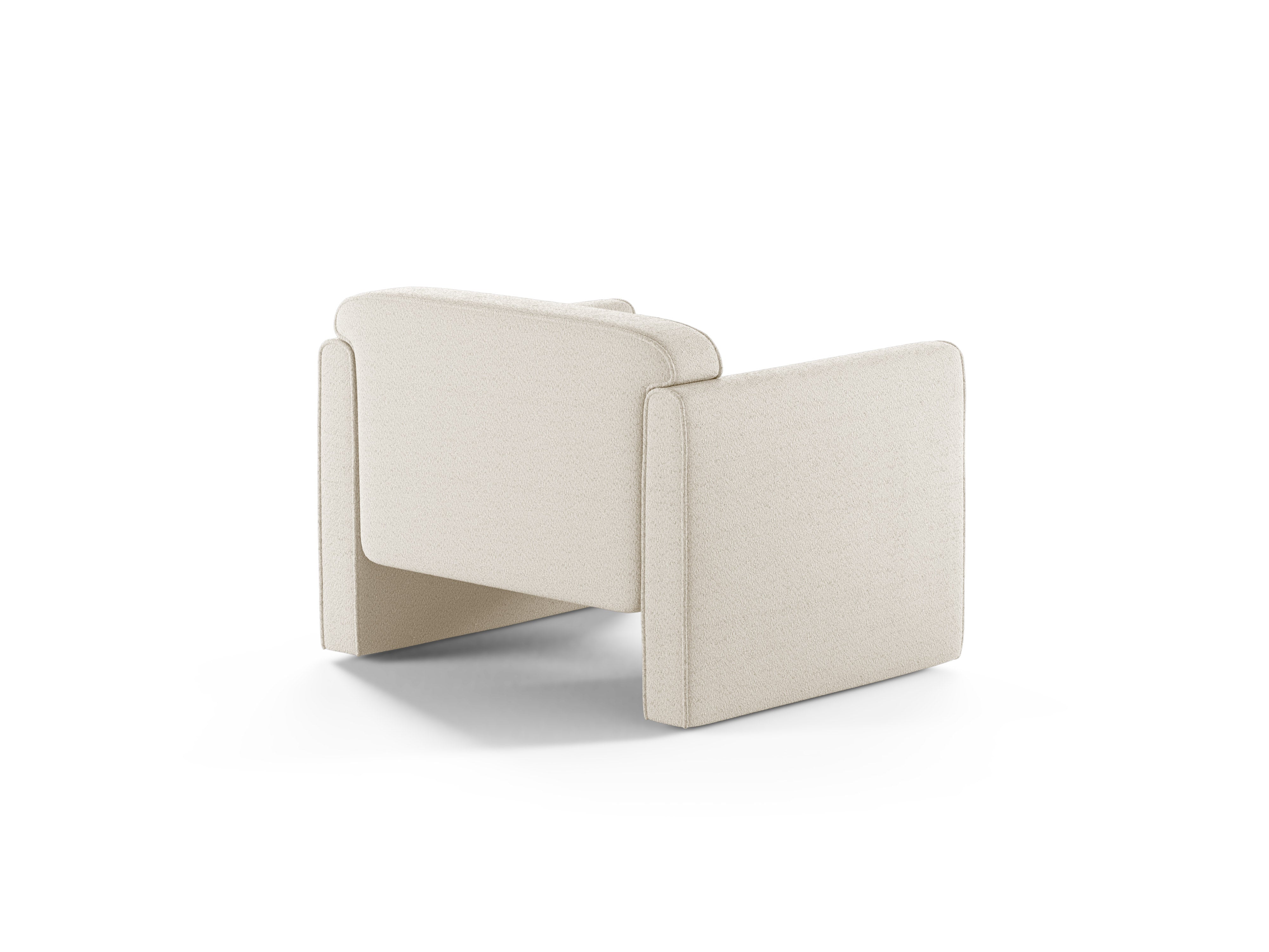 Sessel ABBY Elfenbein Boucle [ewelina] [Amelia spr]