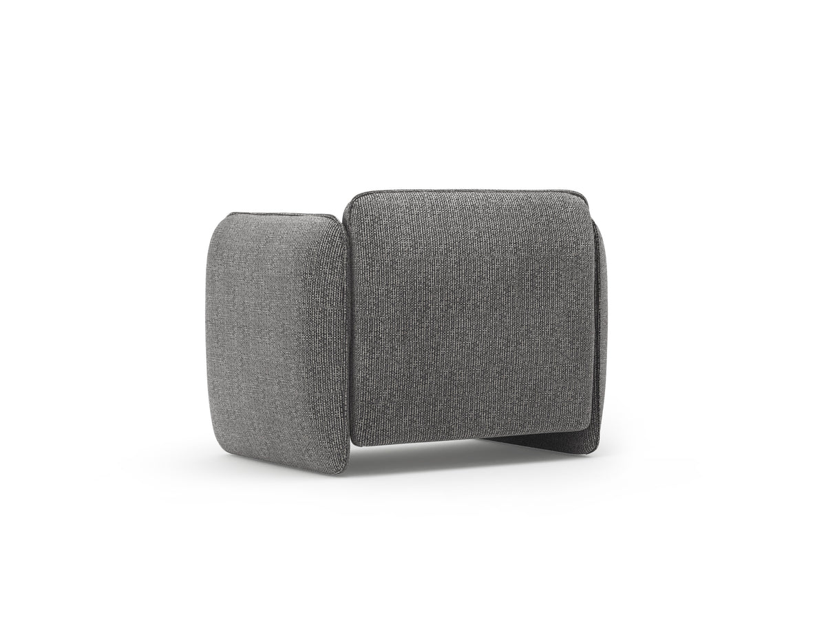 Fauteuil GEORGIA donkergrijs chenille