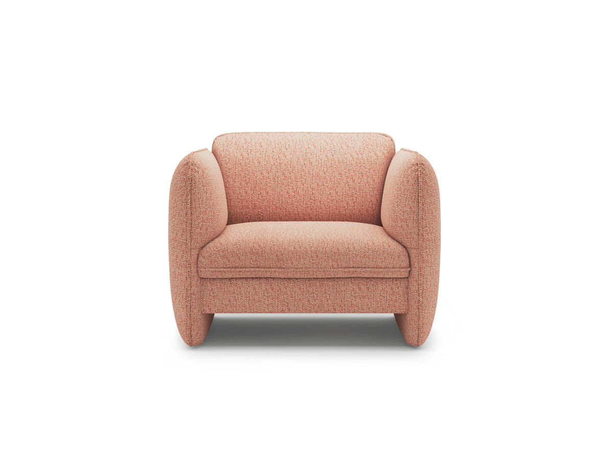 Fauteuil GEORGIA roze chenille