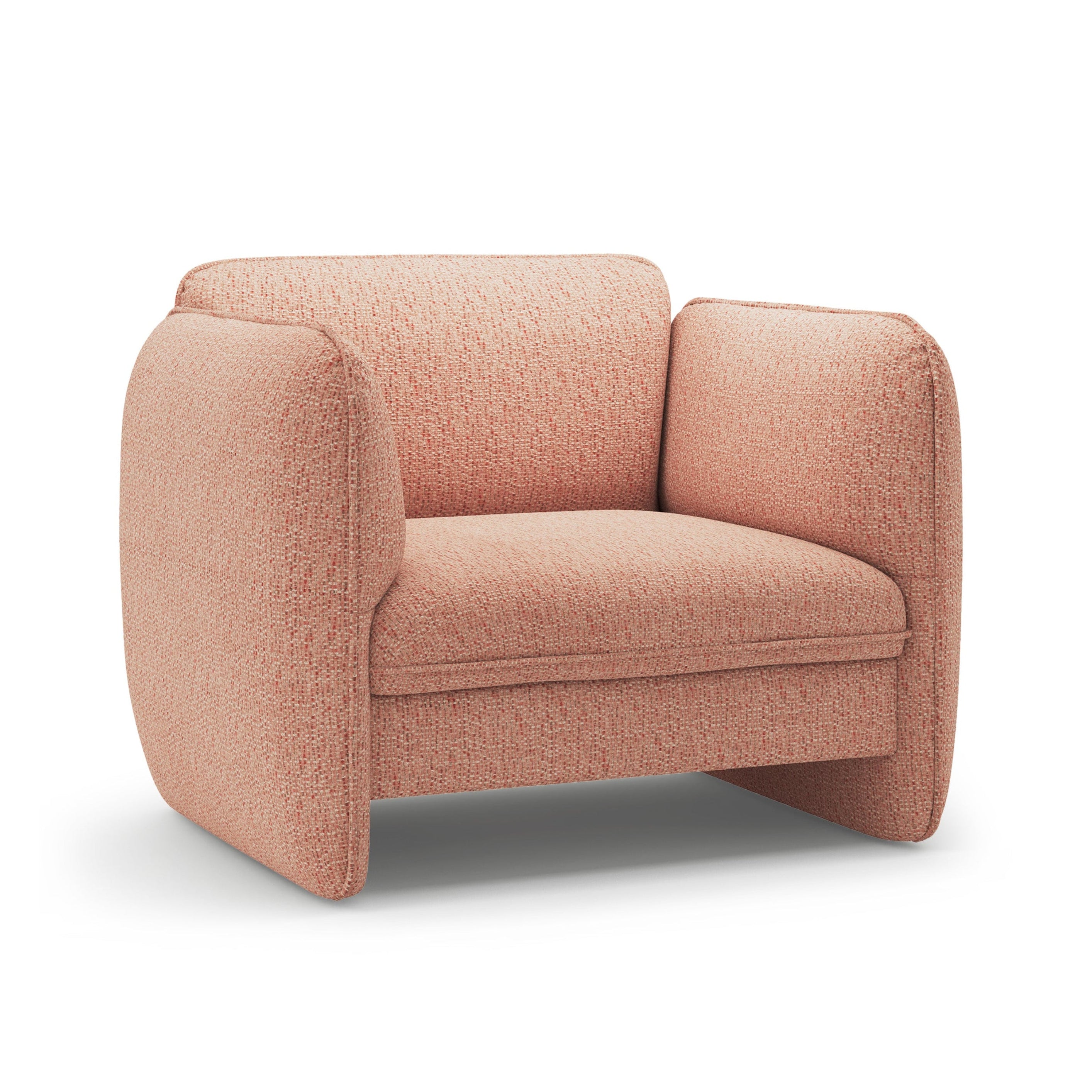 Fauteuil GEORGIA roze chenille