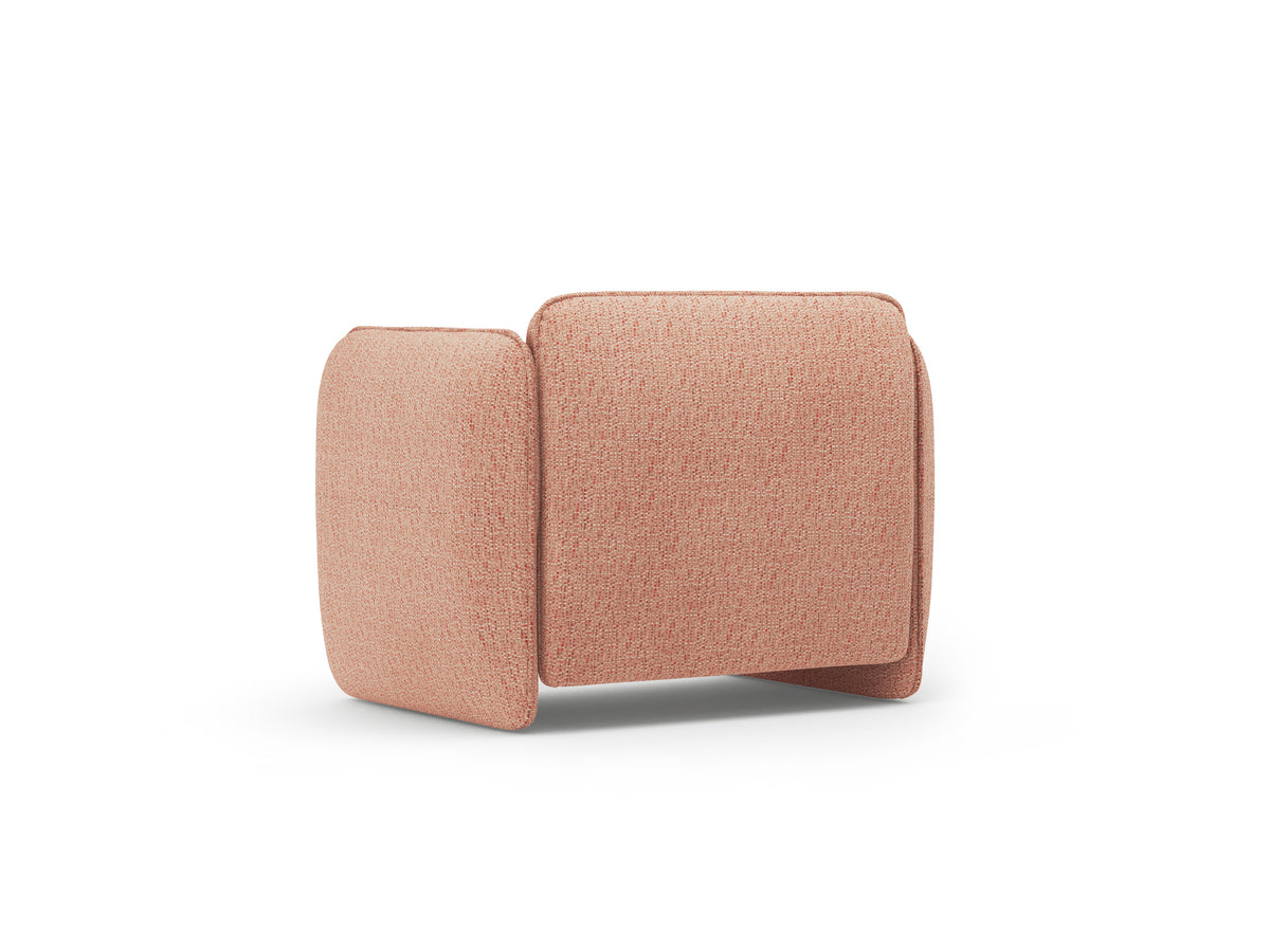 Fauteuil GEORGIA roze chenille