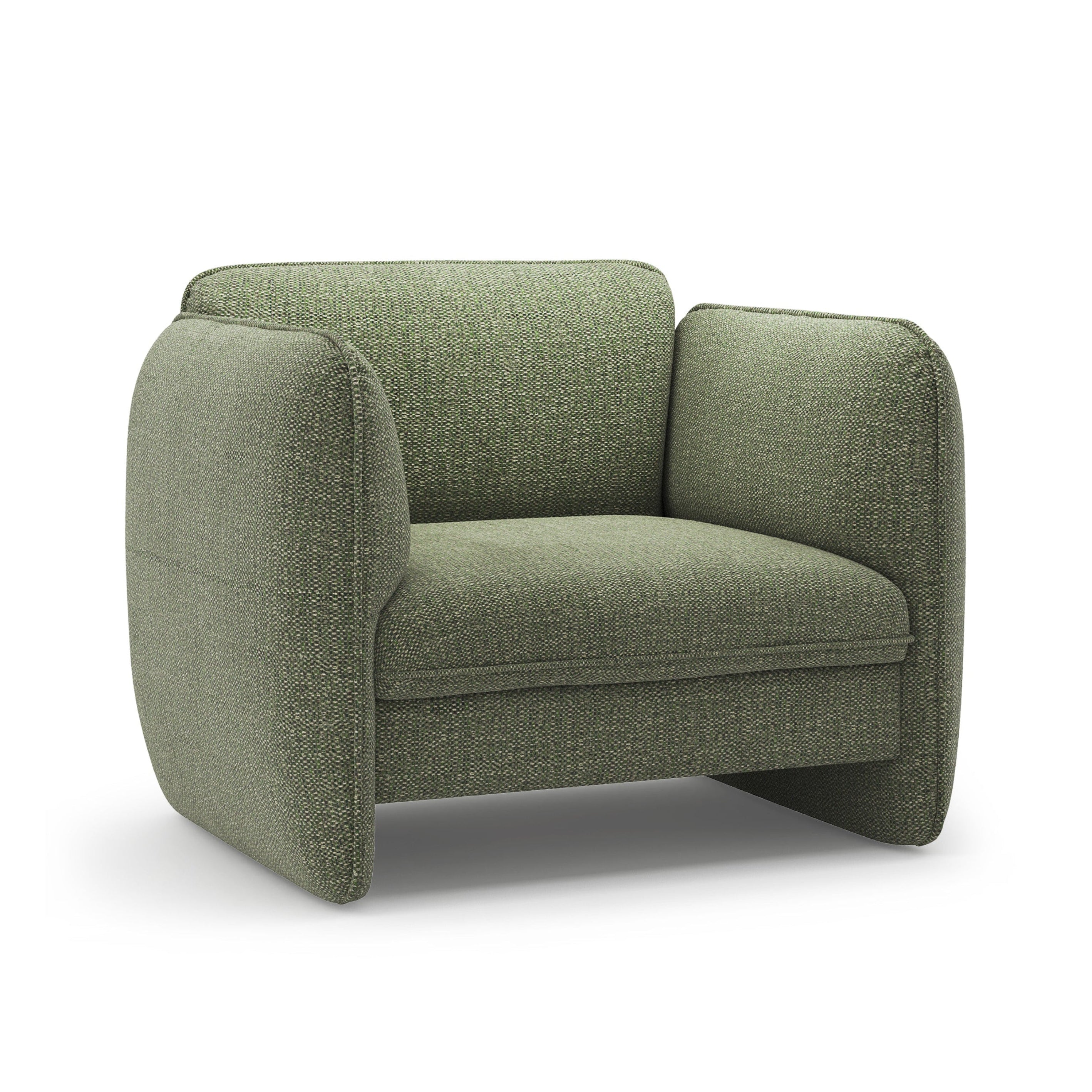 Fotel GEORGIA groene chenille