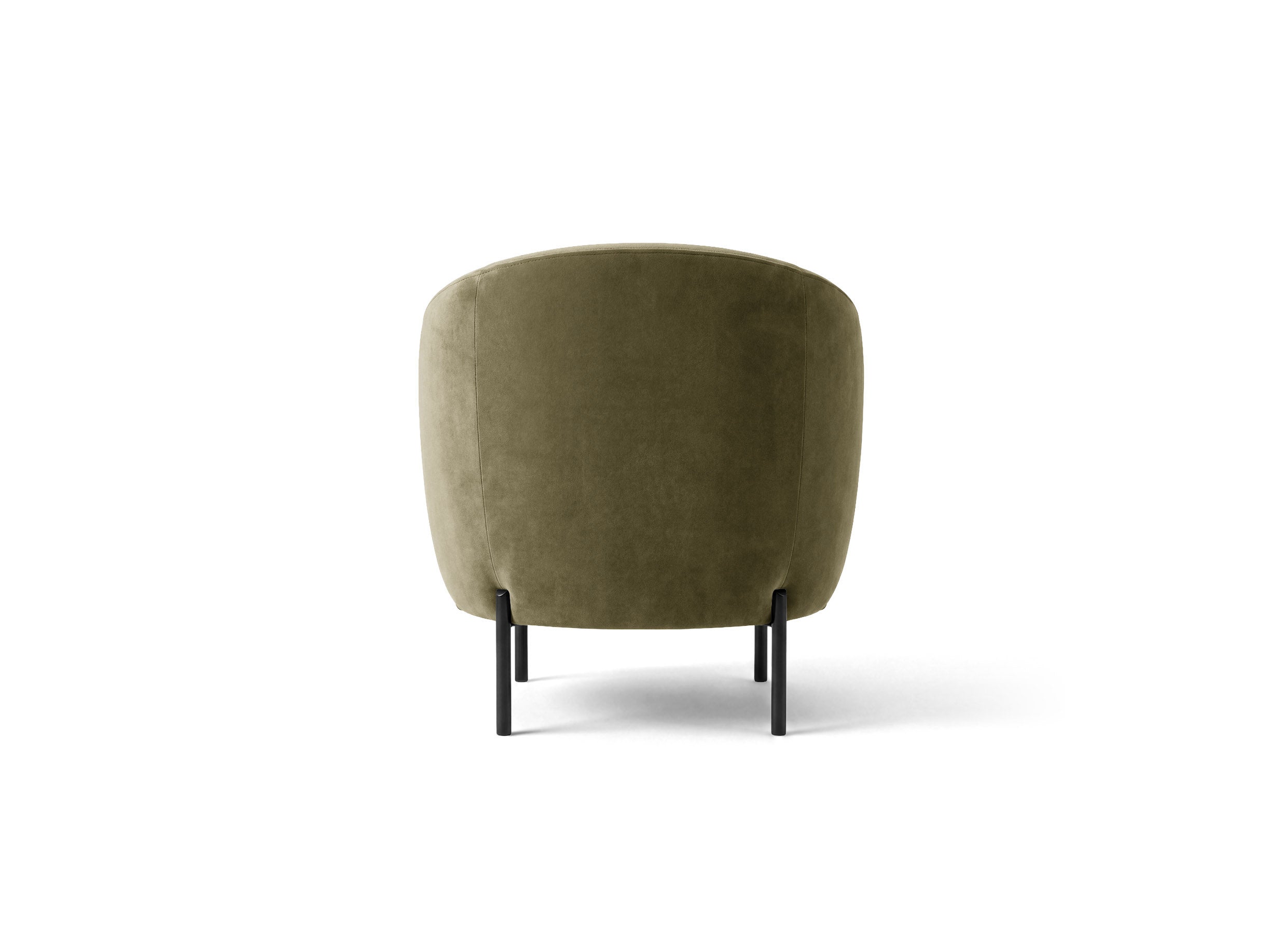 Velours fauteuil AMALTA groen