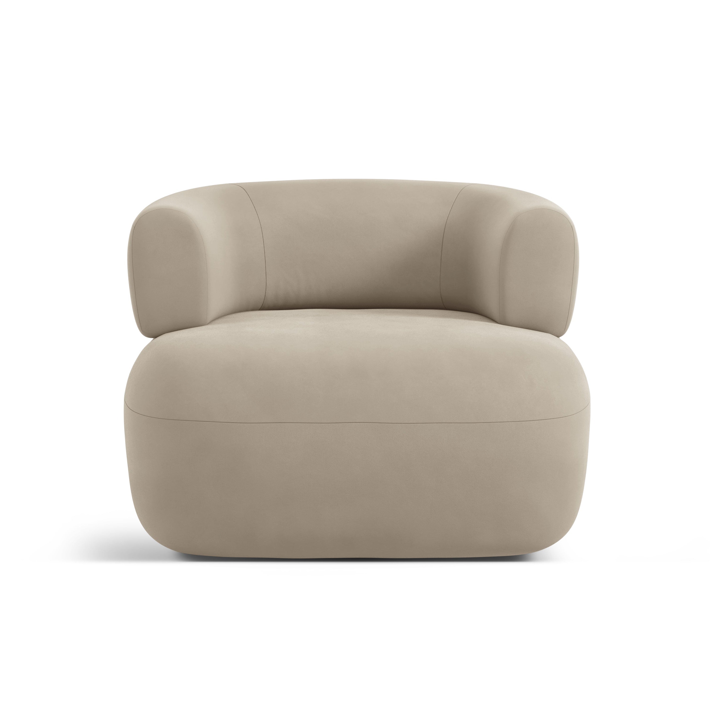 Velvet fauteuil JENNY beige [ewelina] [Amelia spr]