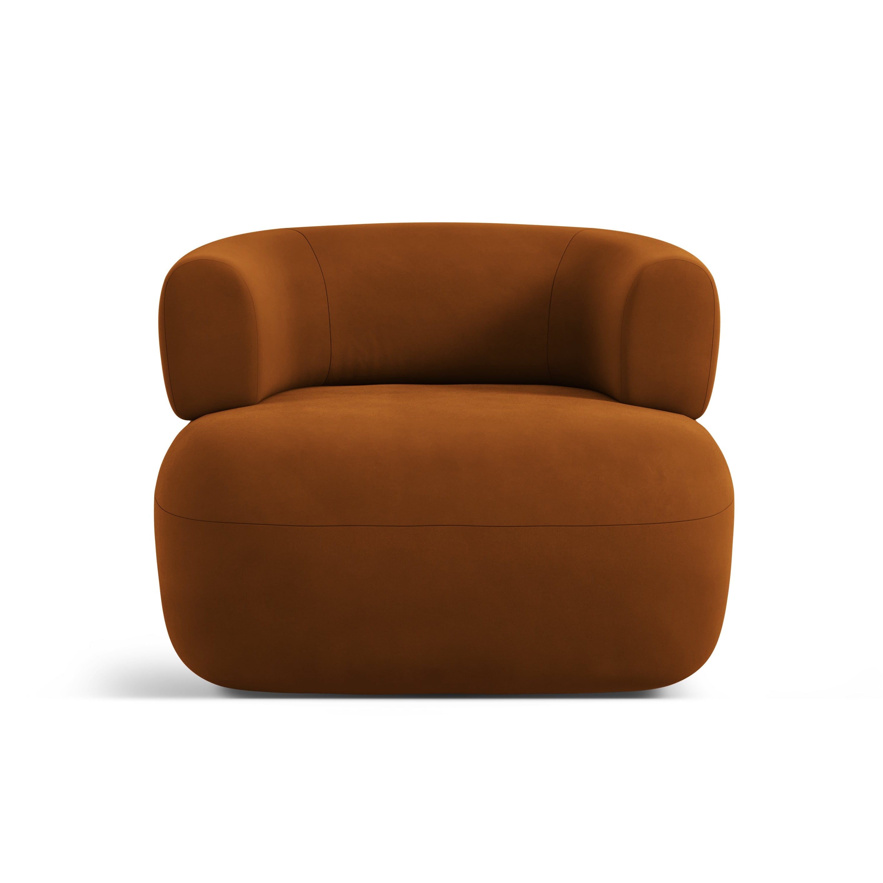 Velvet Armchair JENNY Terracotta [ewelina] [Amelia spr]