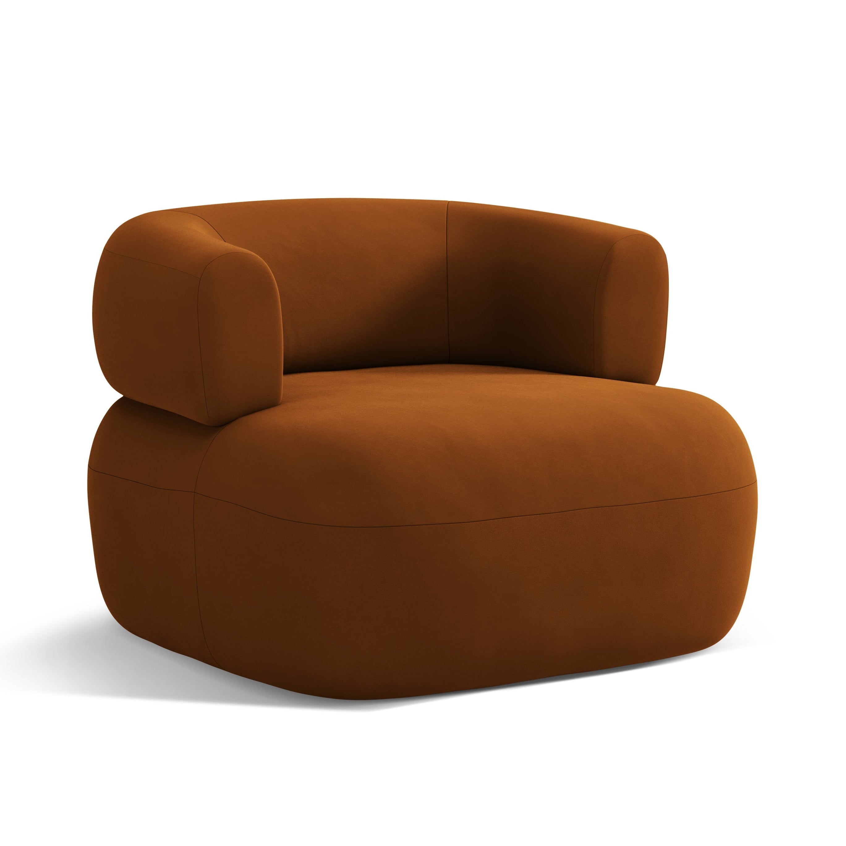 Velvet Armchair JENNY Terracotta [ewelina] [Amelia spr]