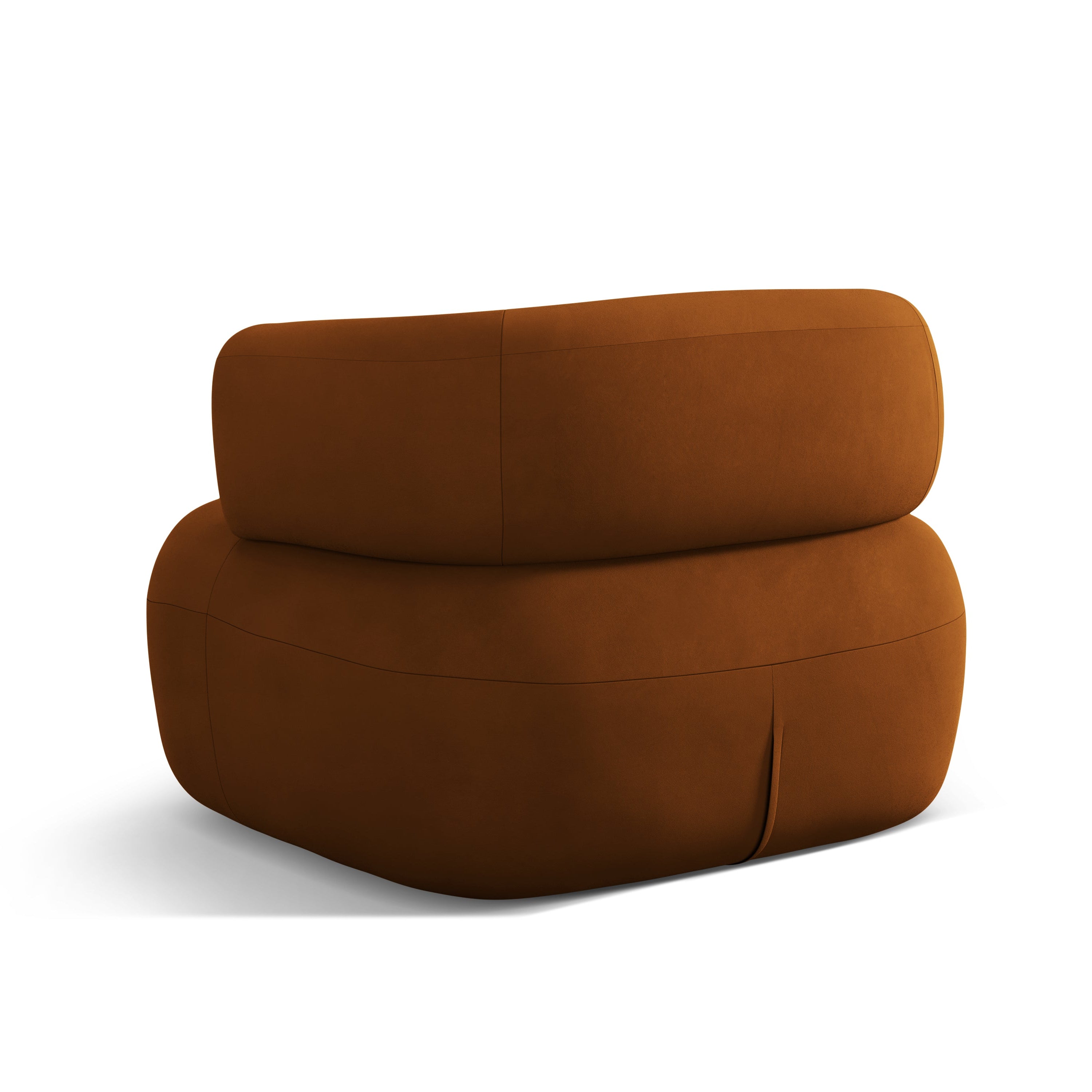 Velvet Armchair JENNY Terracotta [ewelina] [Amelia spr]
