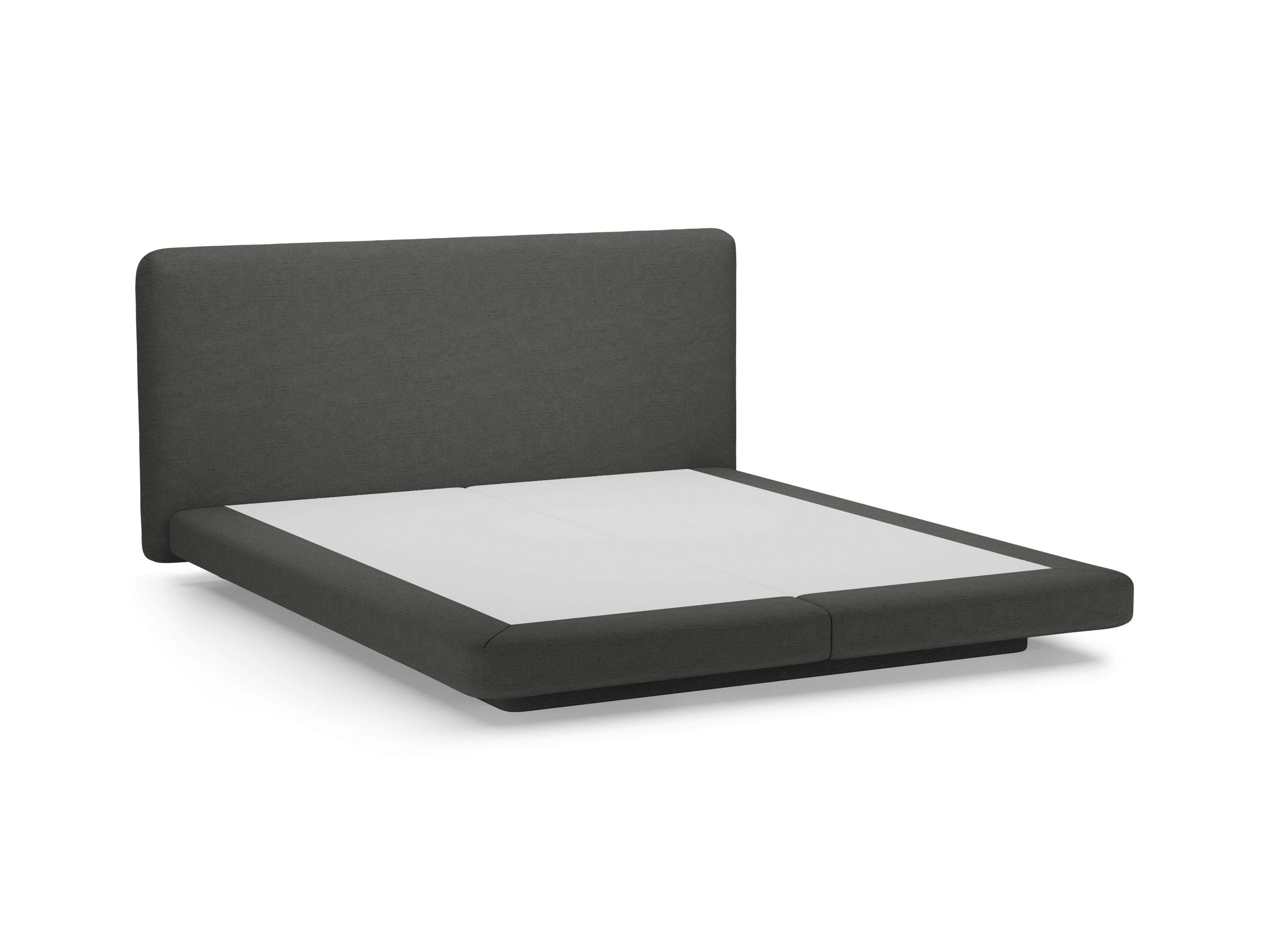 Łóżko LINEA antracyt do sypialni – styl minimalistyczny