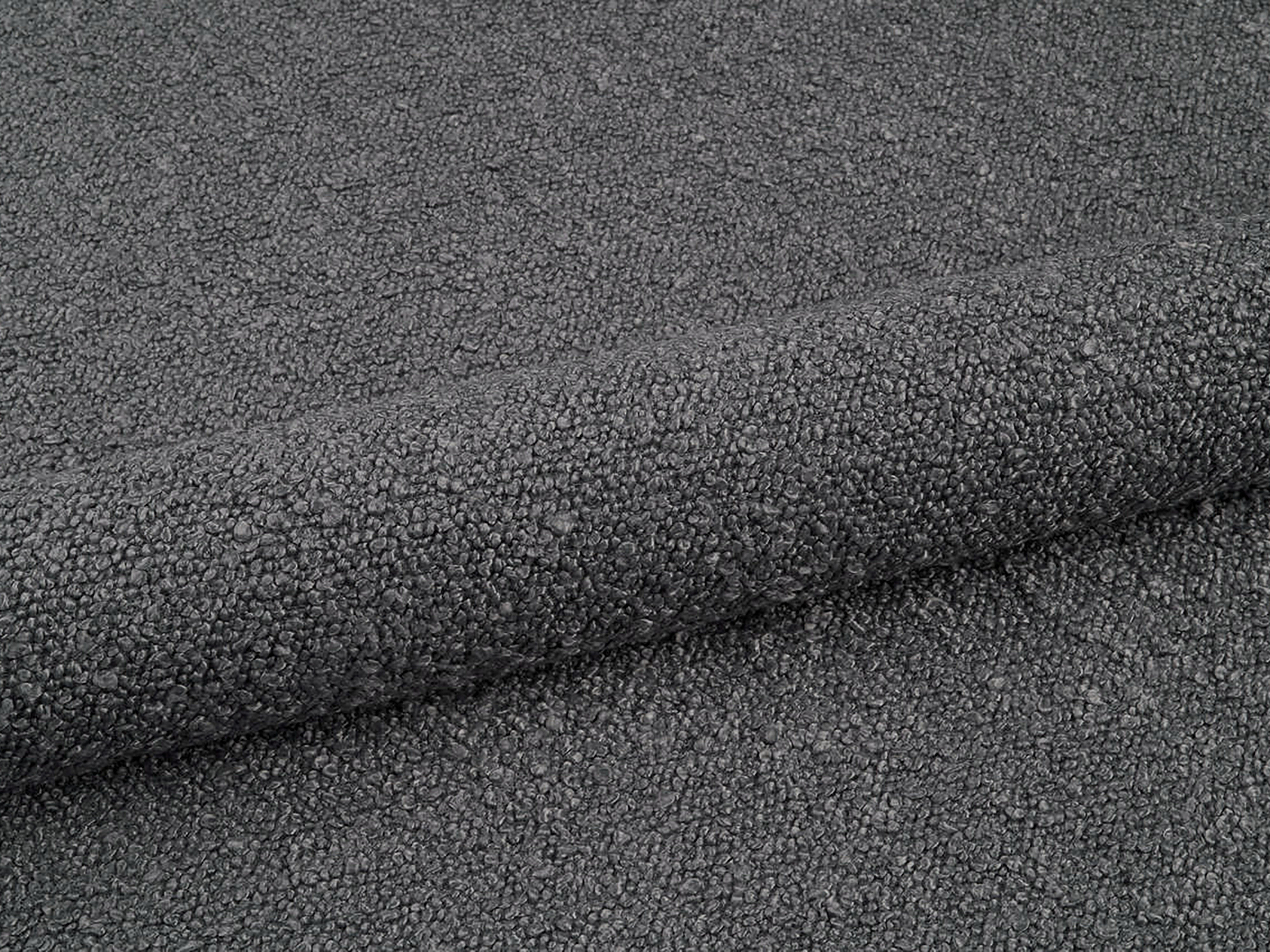 Łóżko LINEA ciemny szary boucle – tkanina bouclé, Micadoni