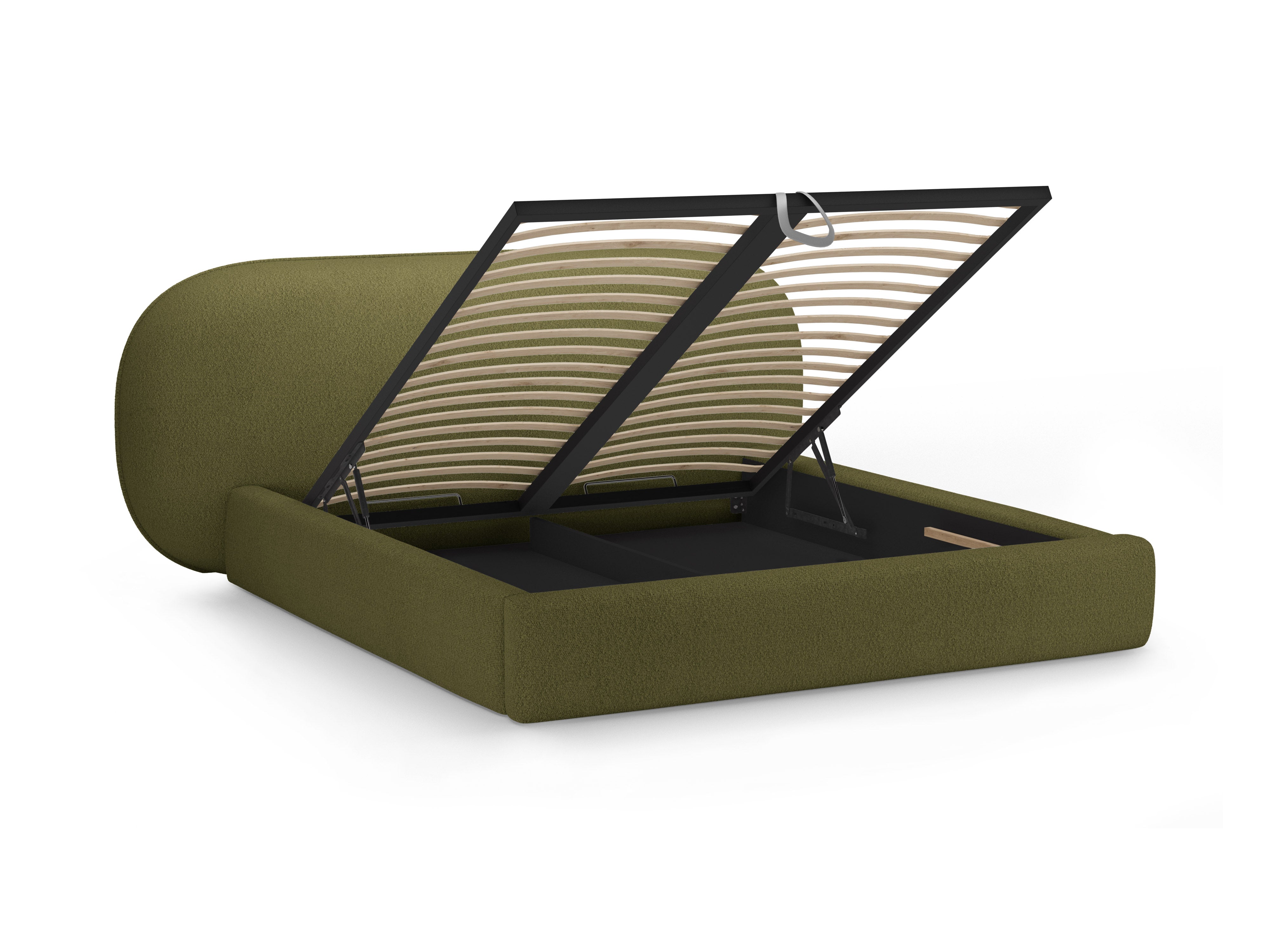 Oliwkowy boucle OVALO bed