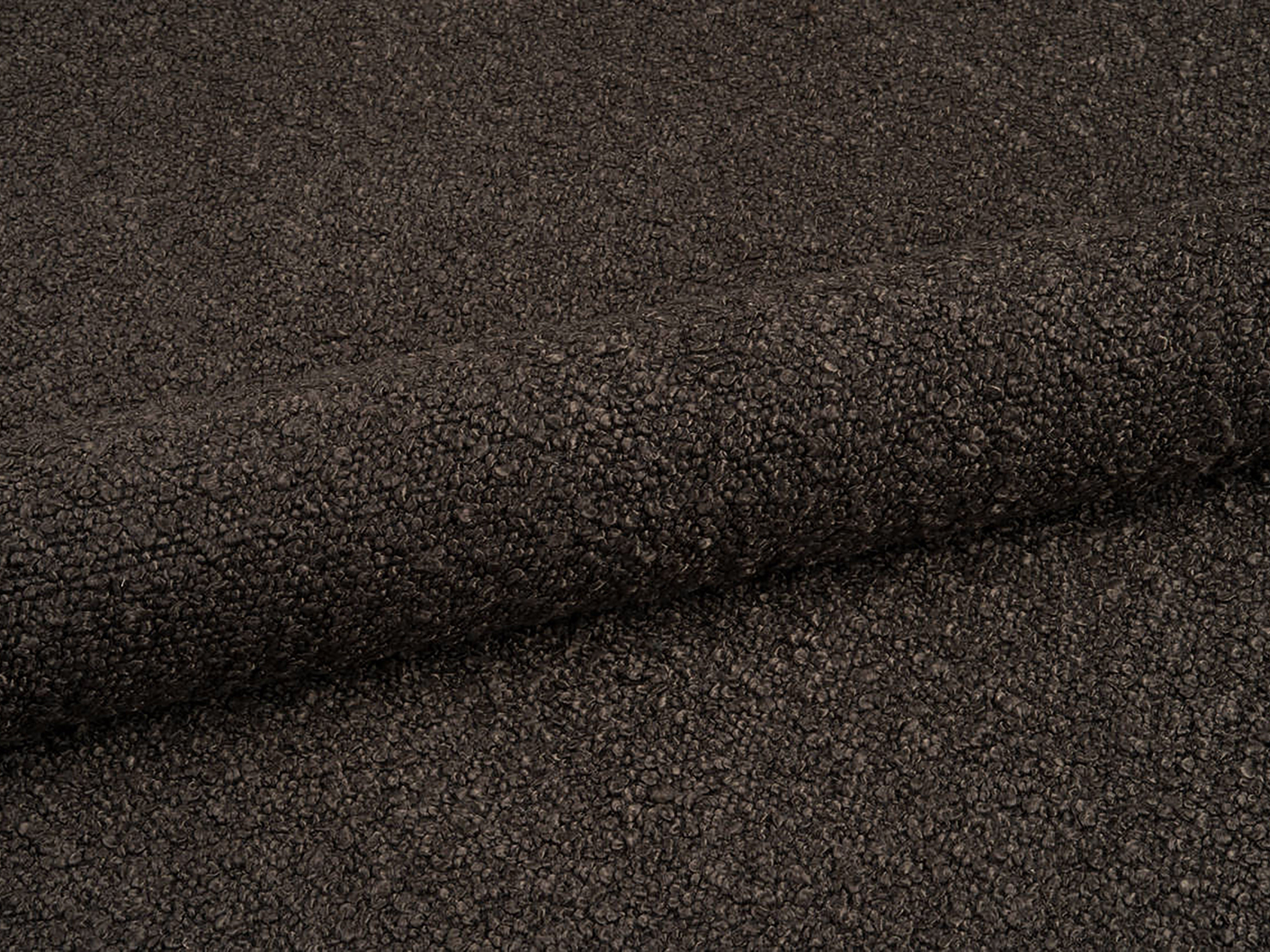 OVALO bed bruin boucle