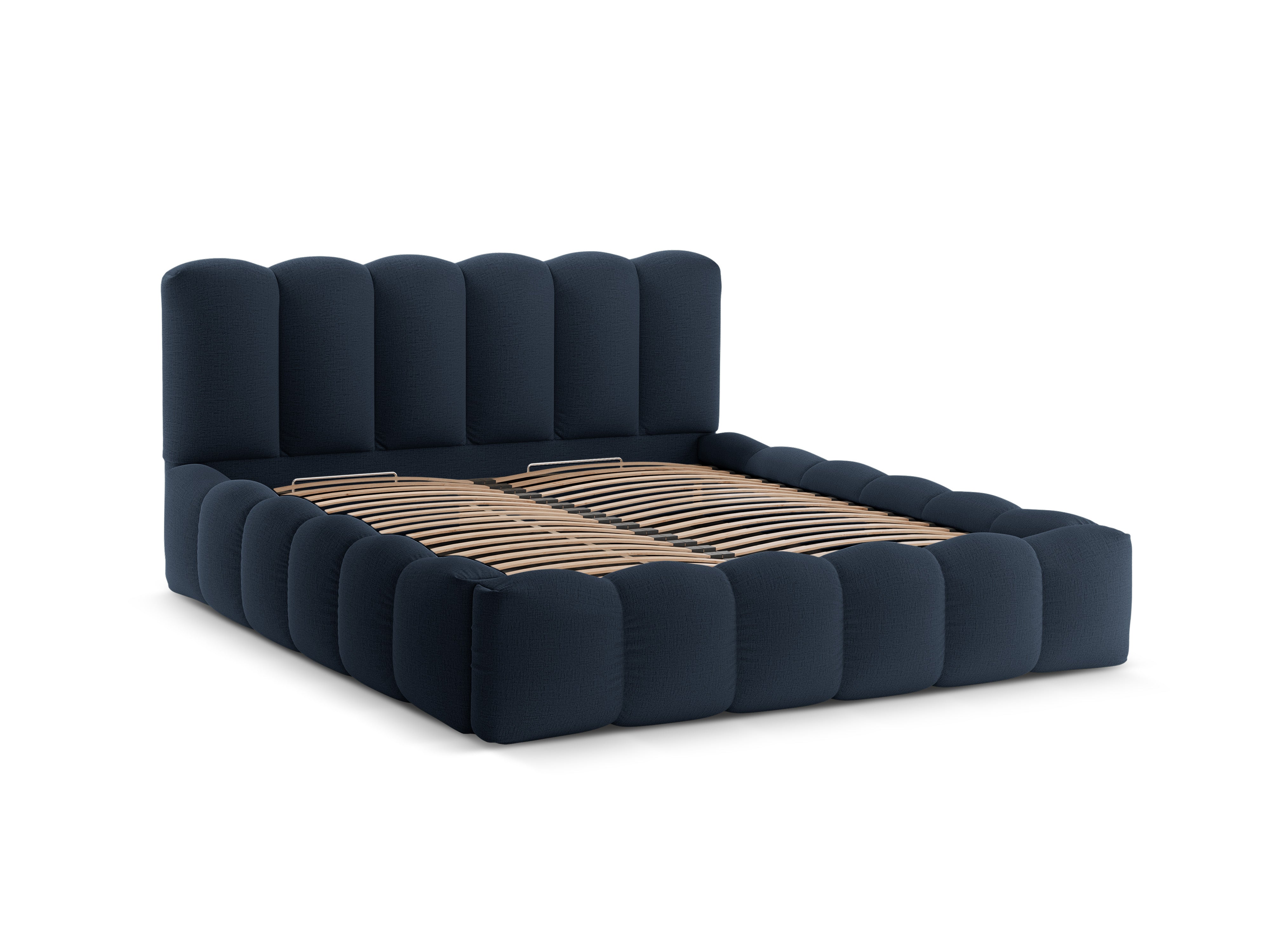 Bed met opbergruimte LUPINE koninklijk blauw