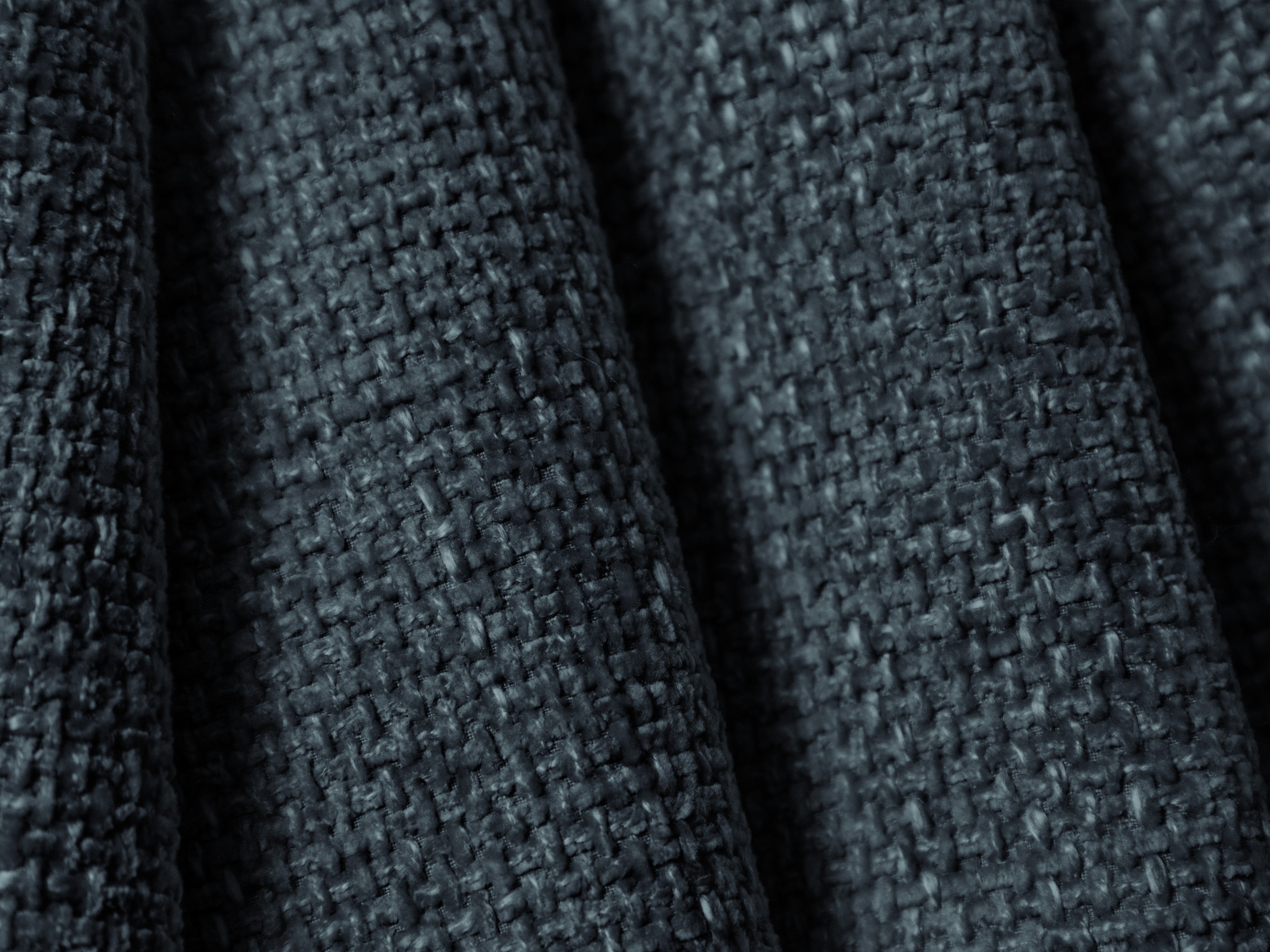 BELLIS bed met opbergruimte voor beddengoed, blauwe chenille zijdeachtige stof