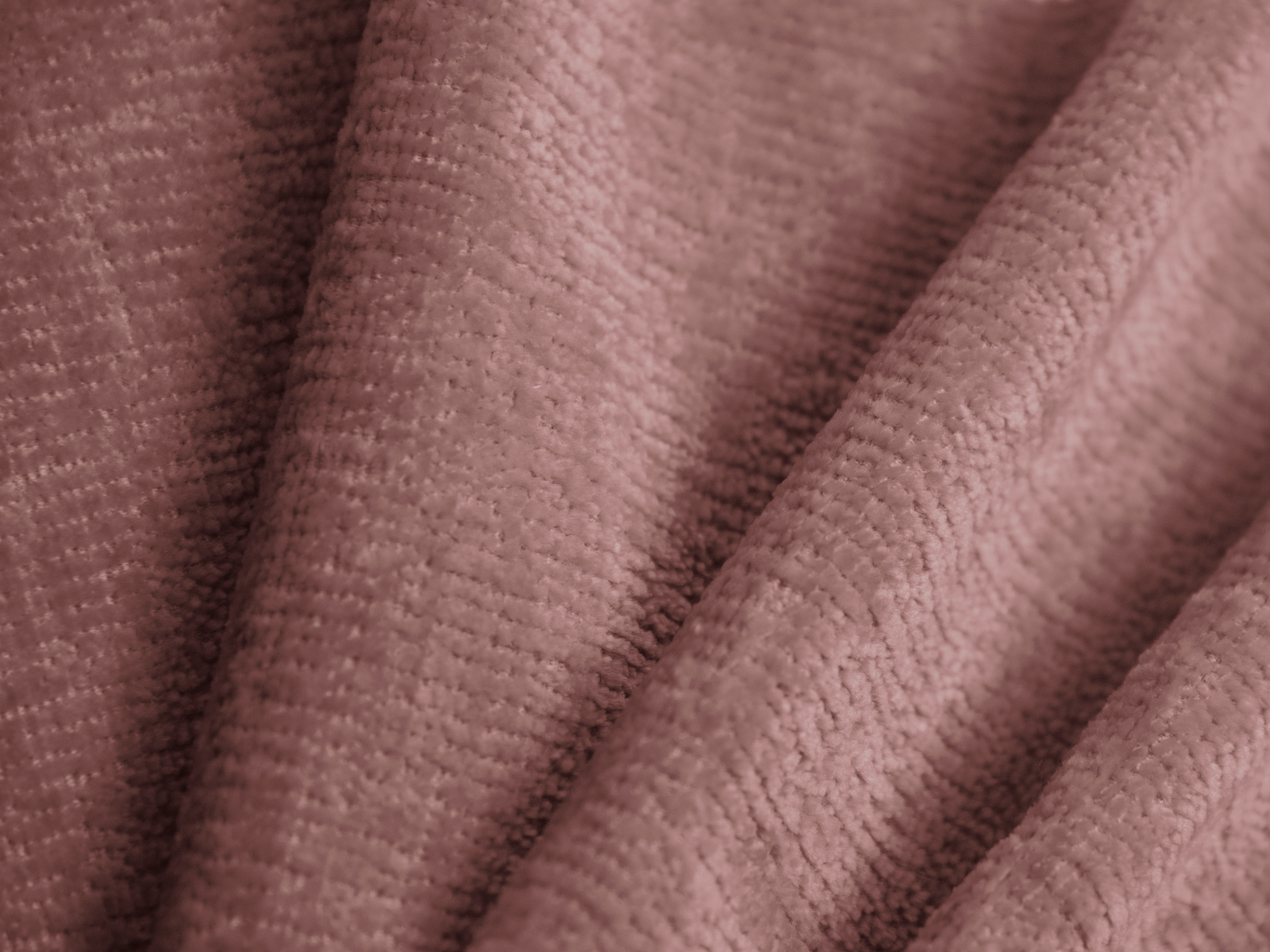 Bed SOLANGE roze chenille