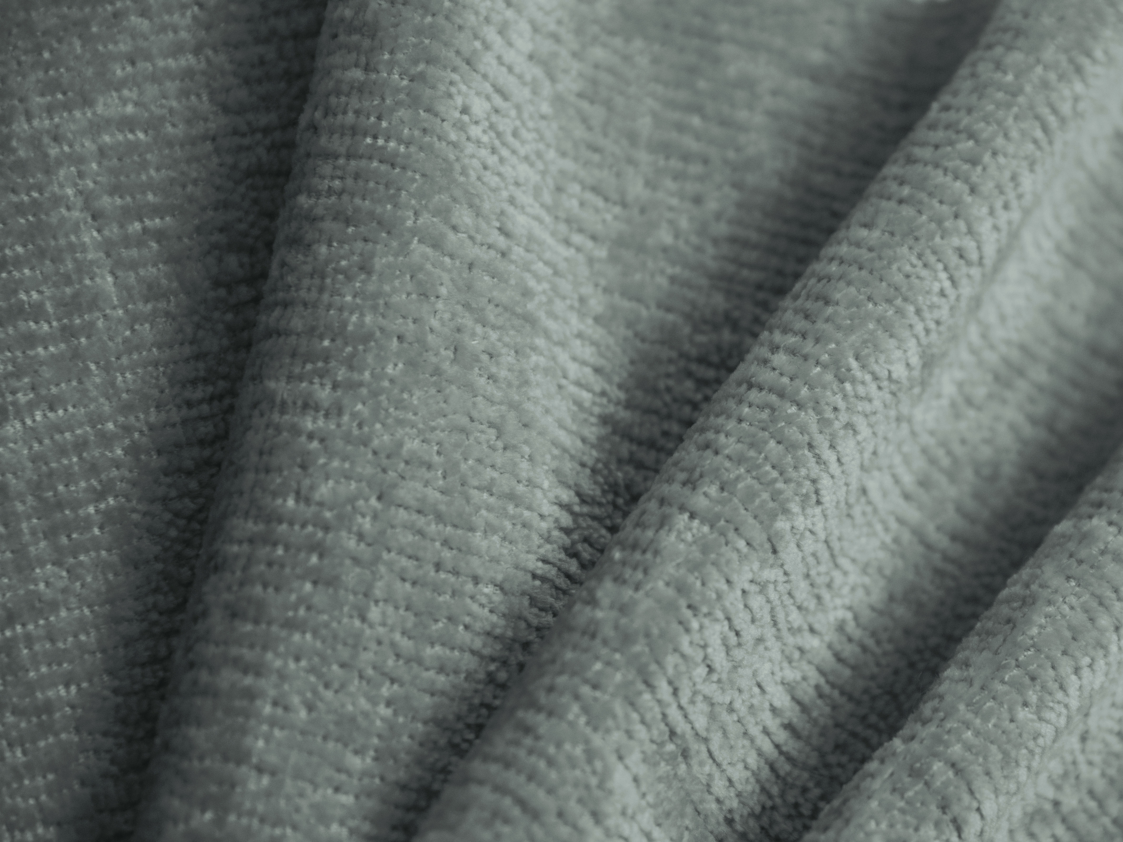 Bed SOLANGE lichtblauw chenille