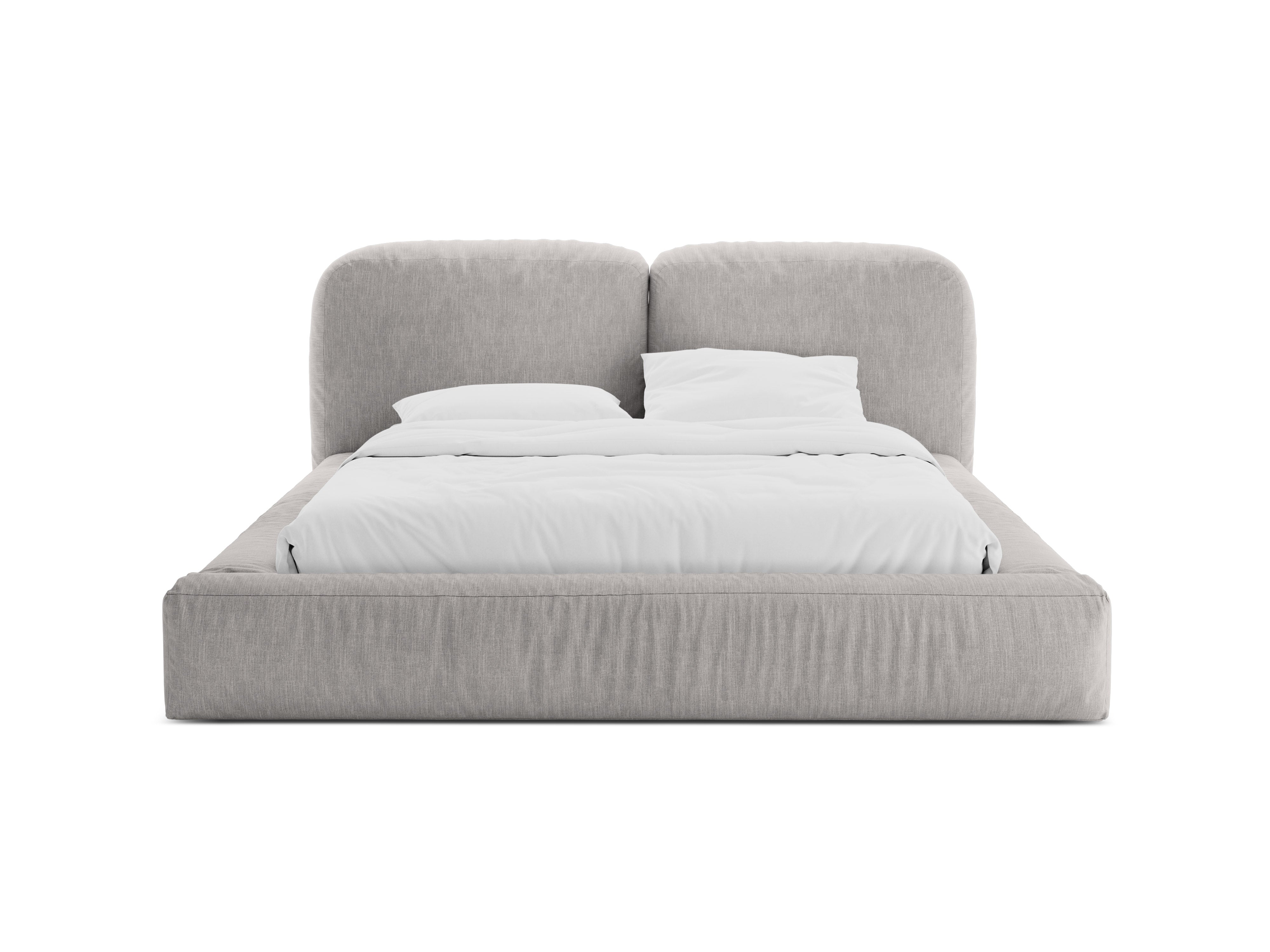 Bed MARTINA lichtgrijs