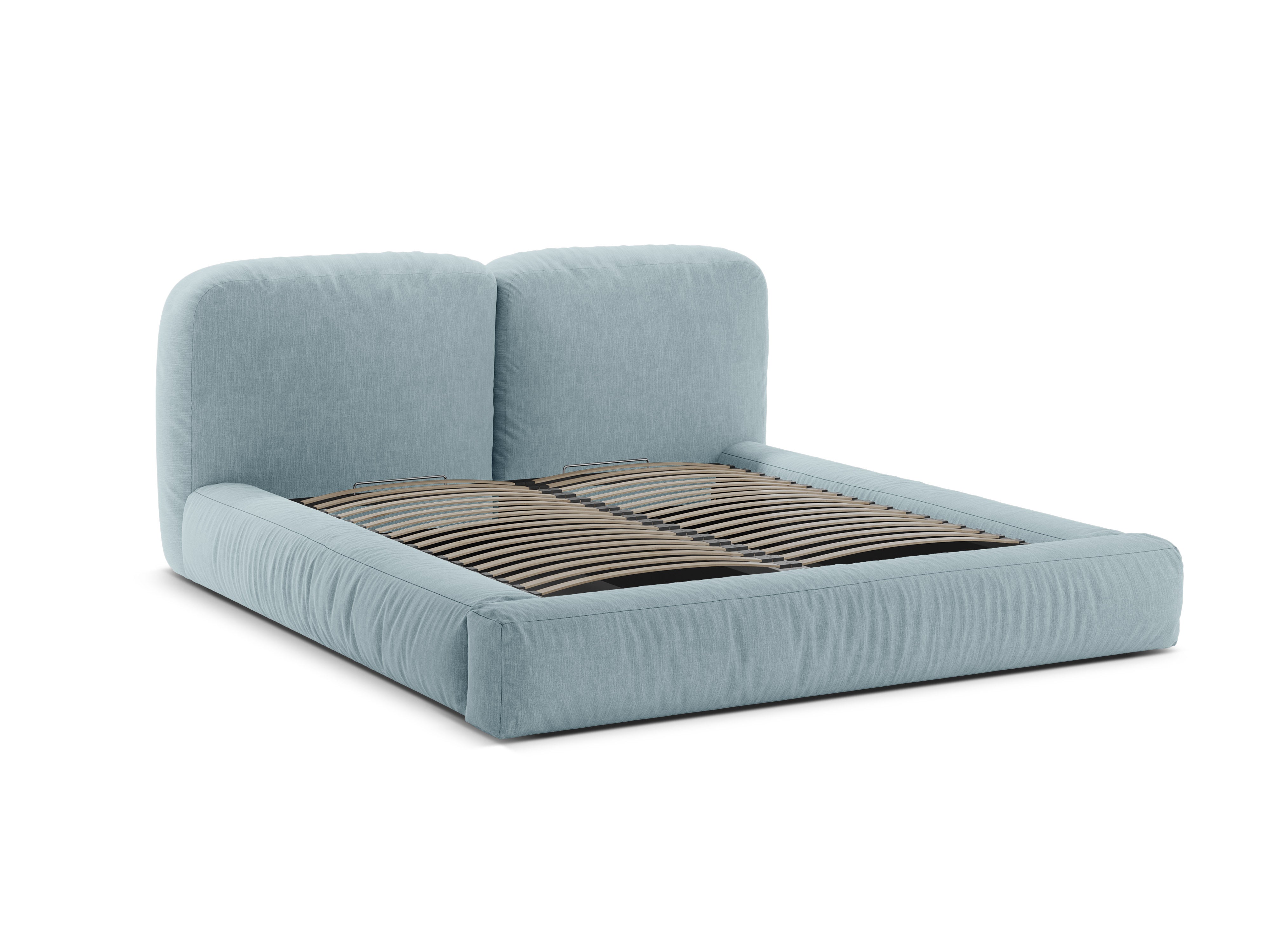 Bett MARTINA satinblau