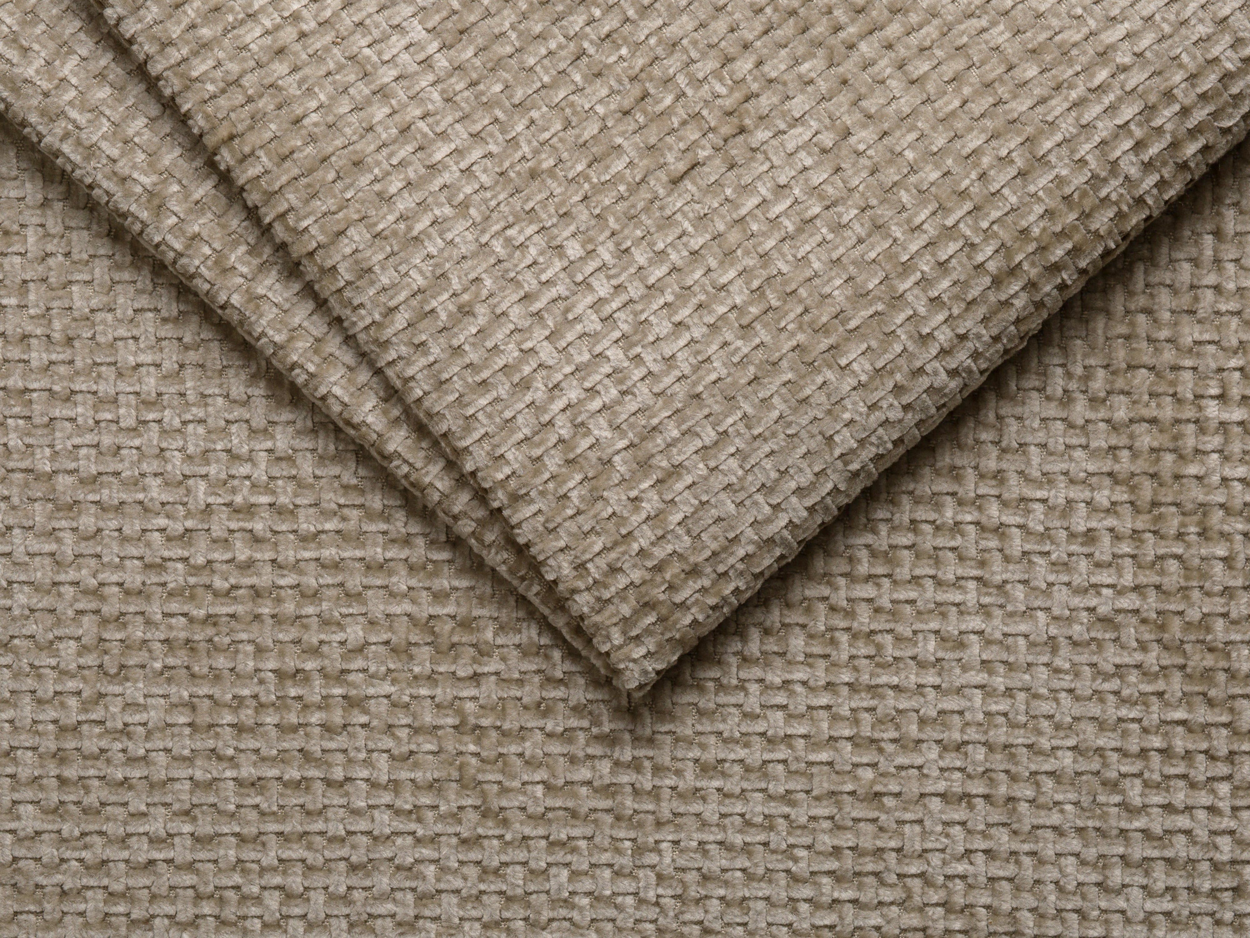 BELLIS bed met opbergruimte voor beddengoed in beige chenille