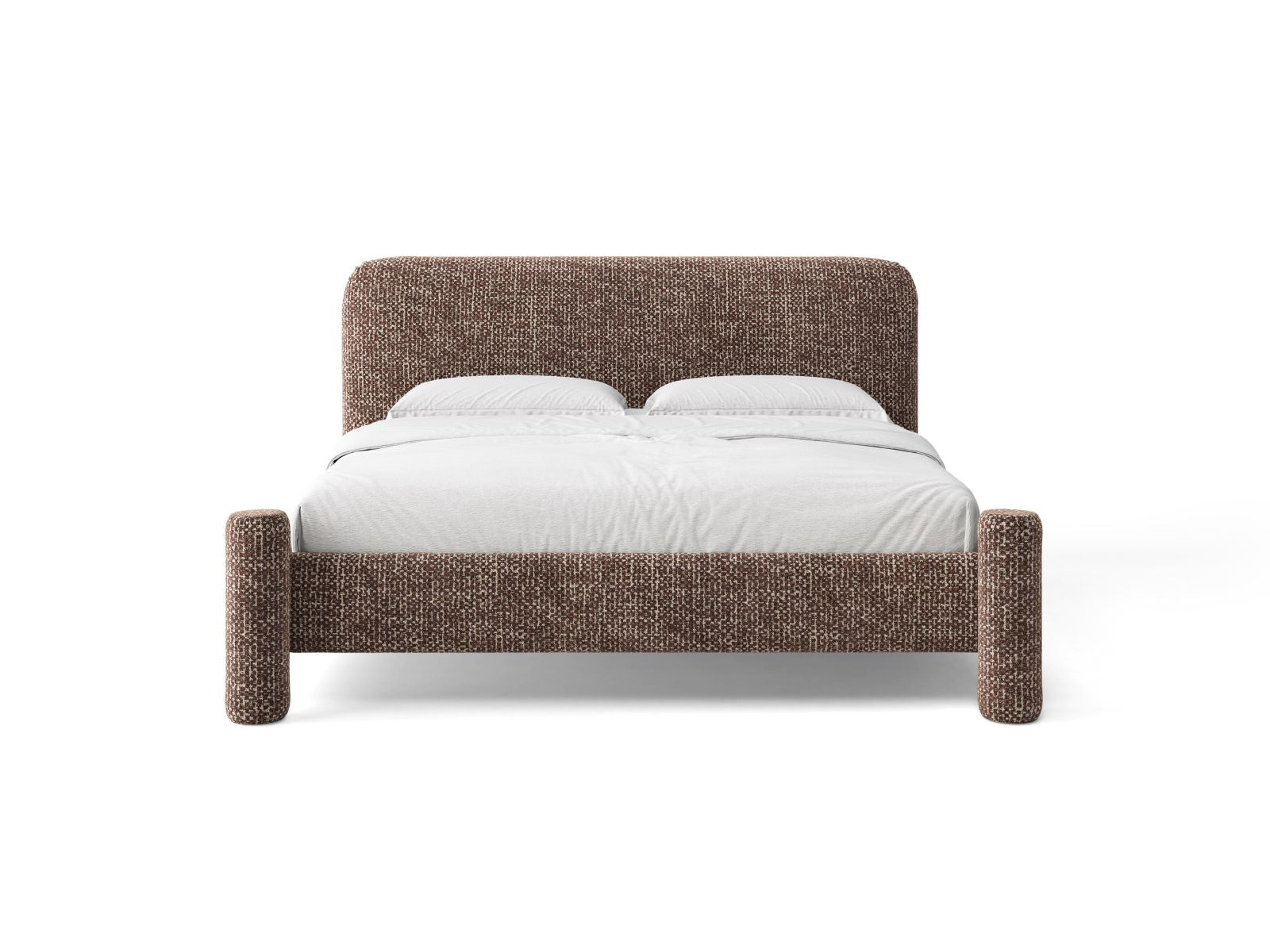 Bed VERA bruin melange