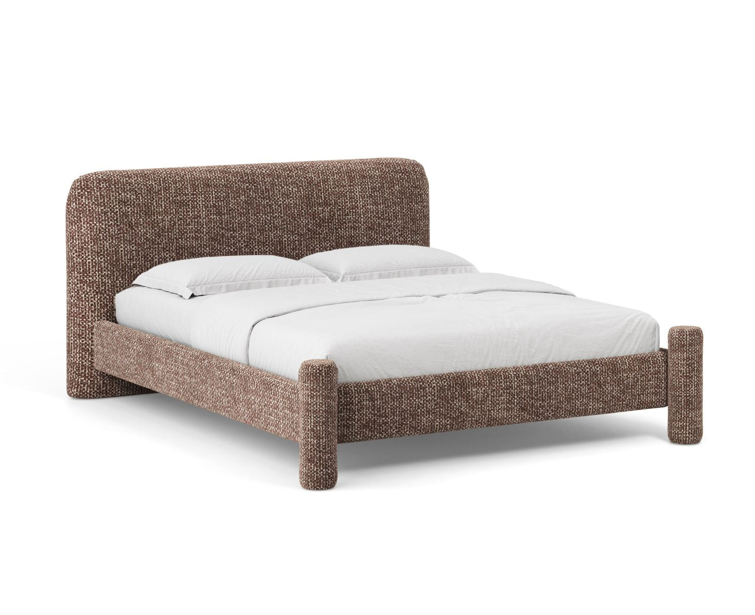Bed VERA bruin melange