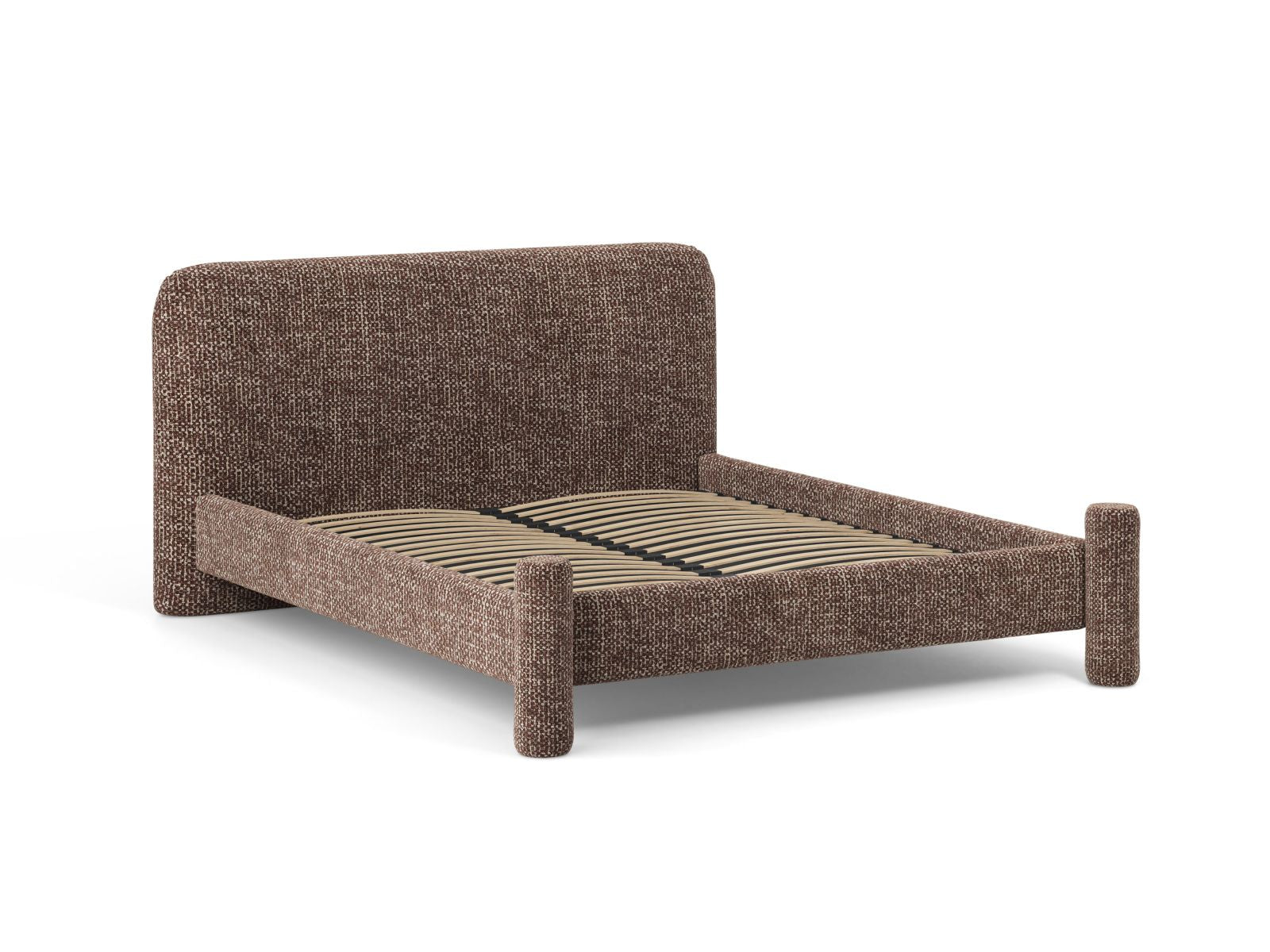 Bed VERA bruin melange
