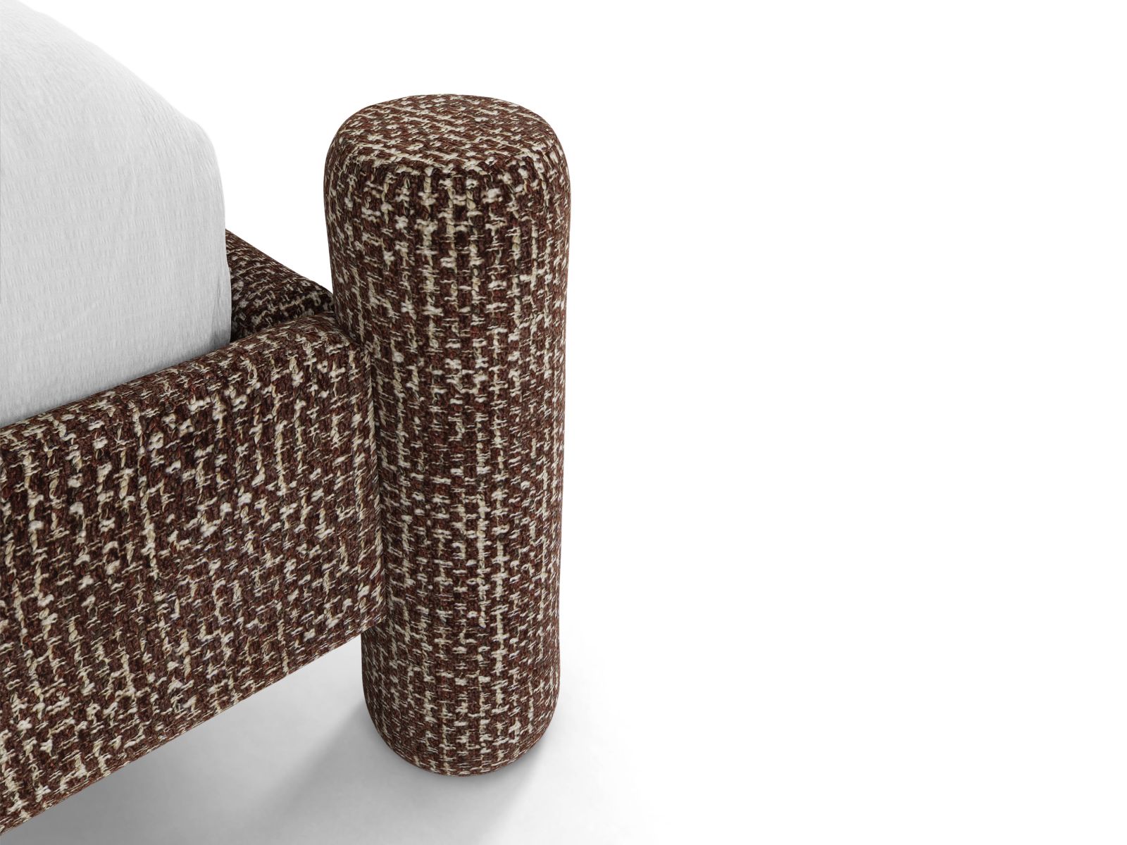 Bed VERA bruin melange