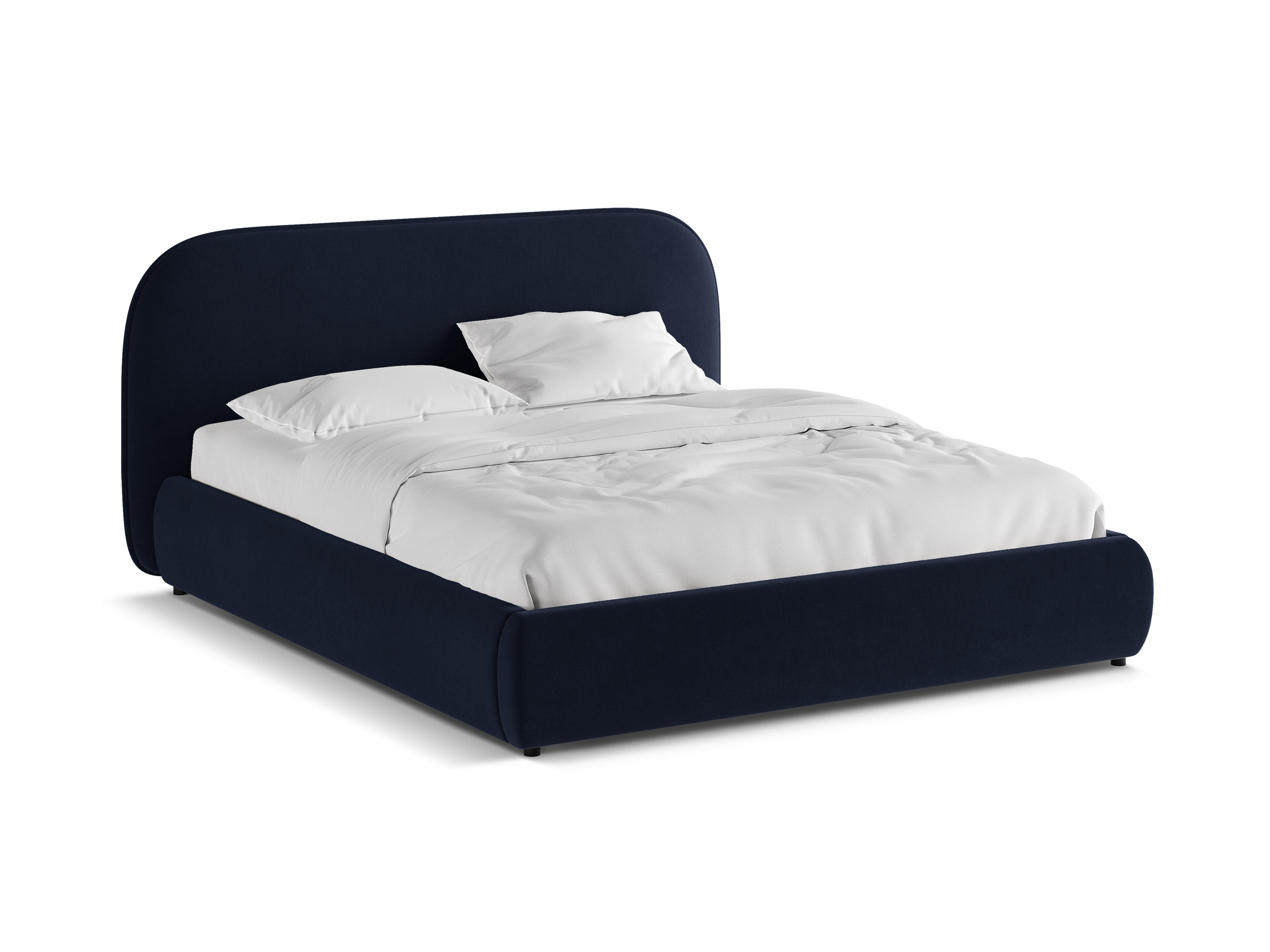 Velvet bed MURADA koninklijk blauw