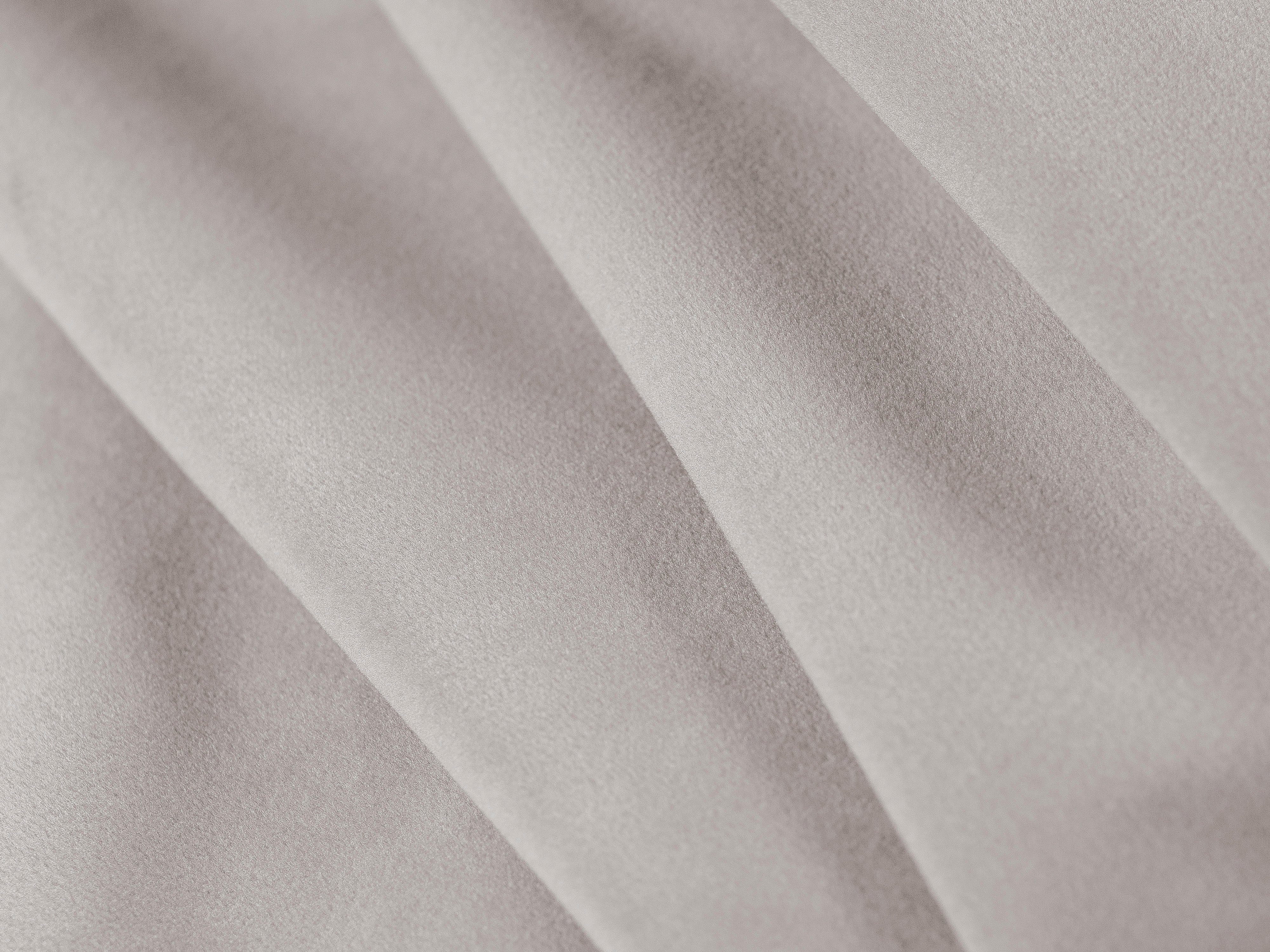 Velvet bed MURADA lichtgrijs