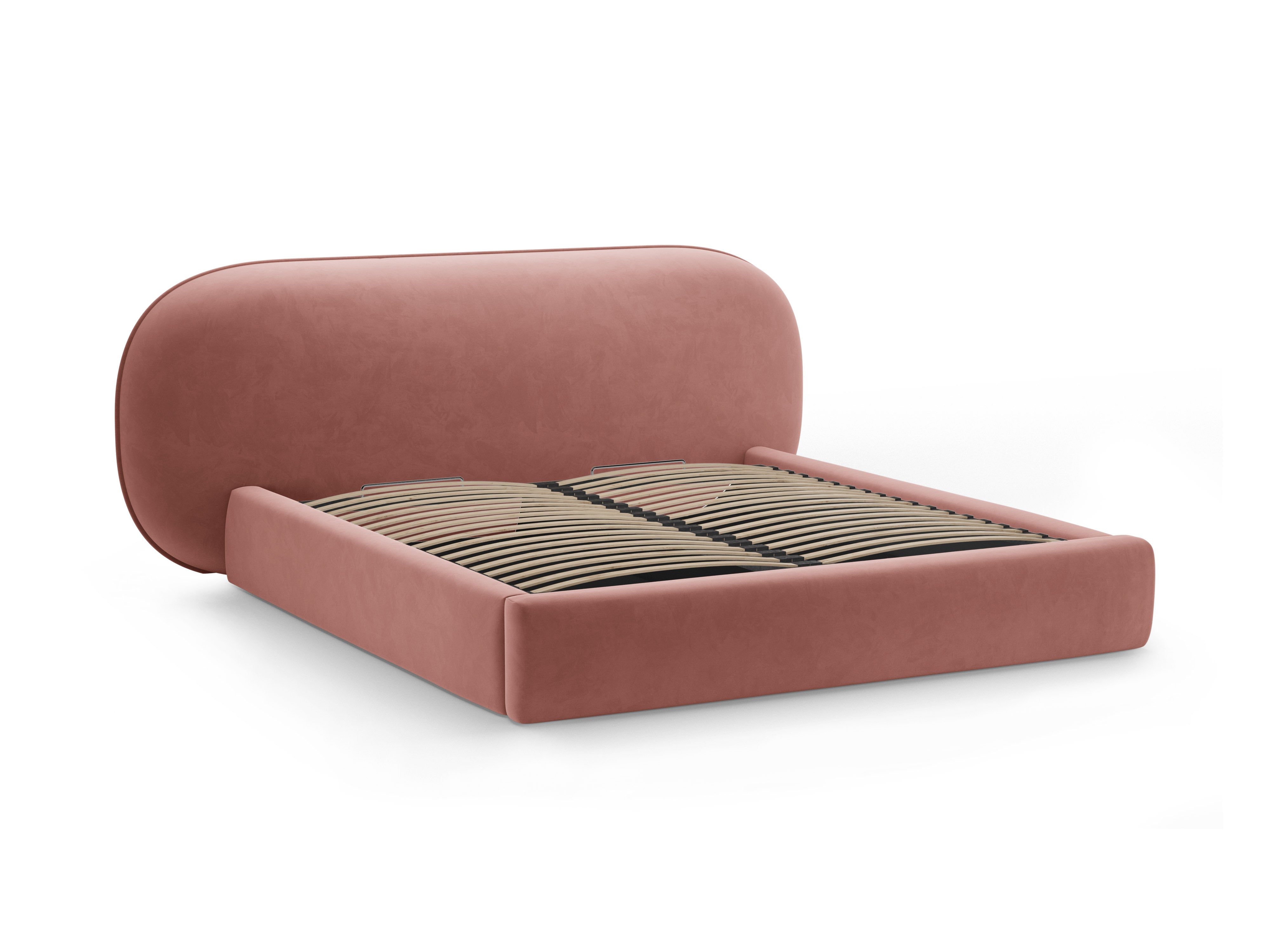 OVALO Velvet Bed Pink