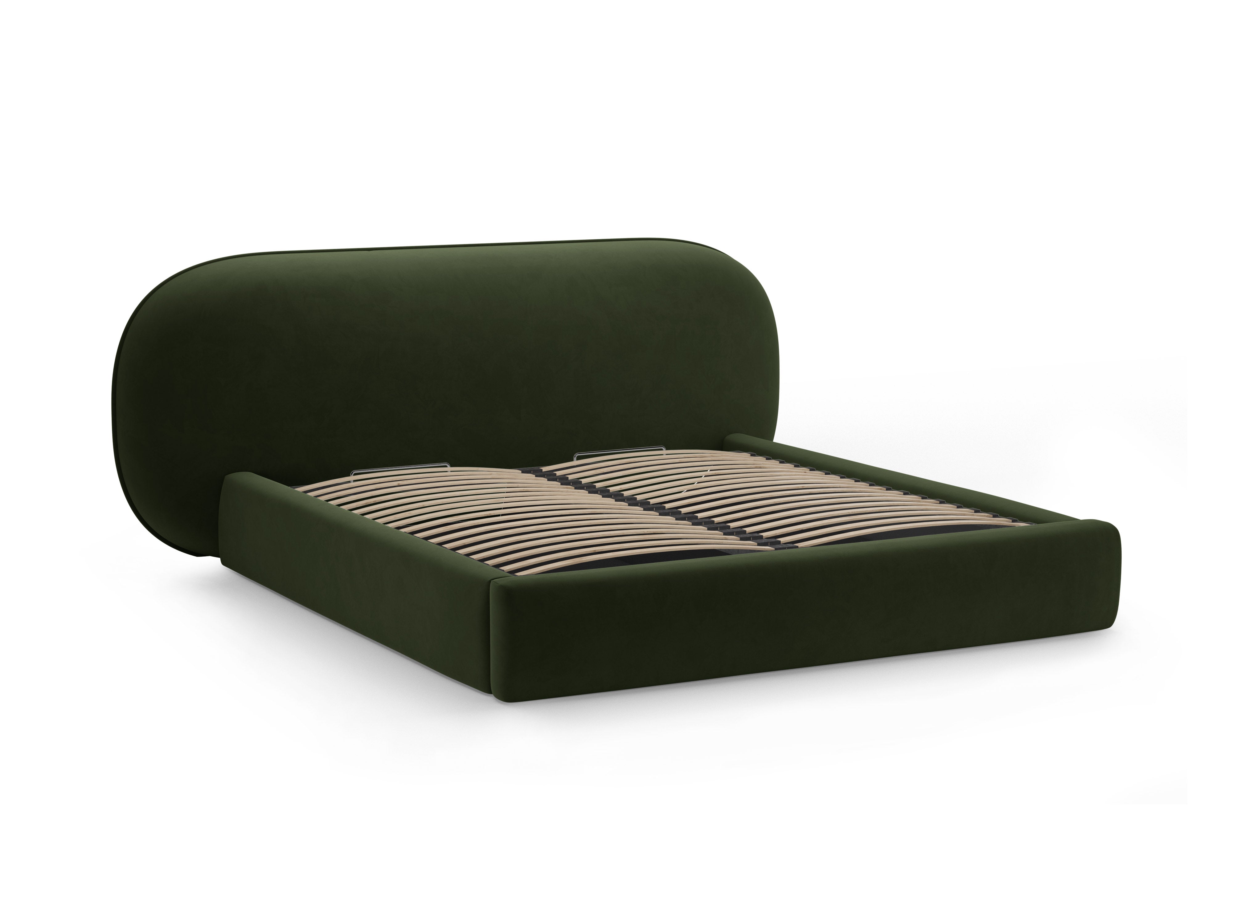 Samtbett OVALO militärgrün